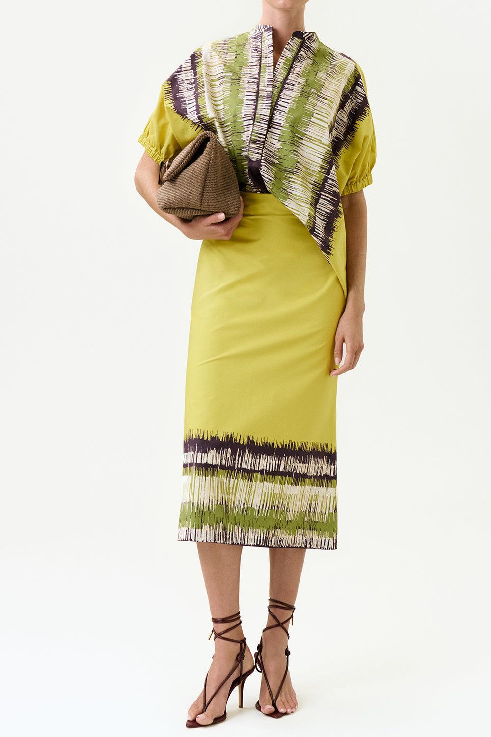 Atira Skirt-GREEN-S-CLOTHINGSKIRTMIDI-SILVIA TCHERASSI 