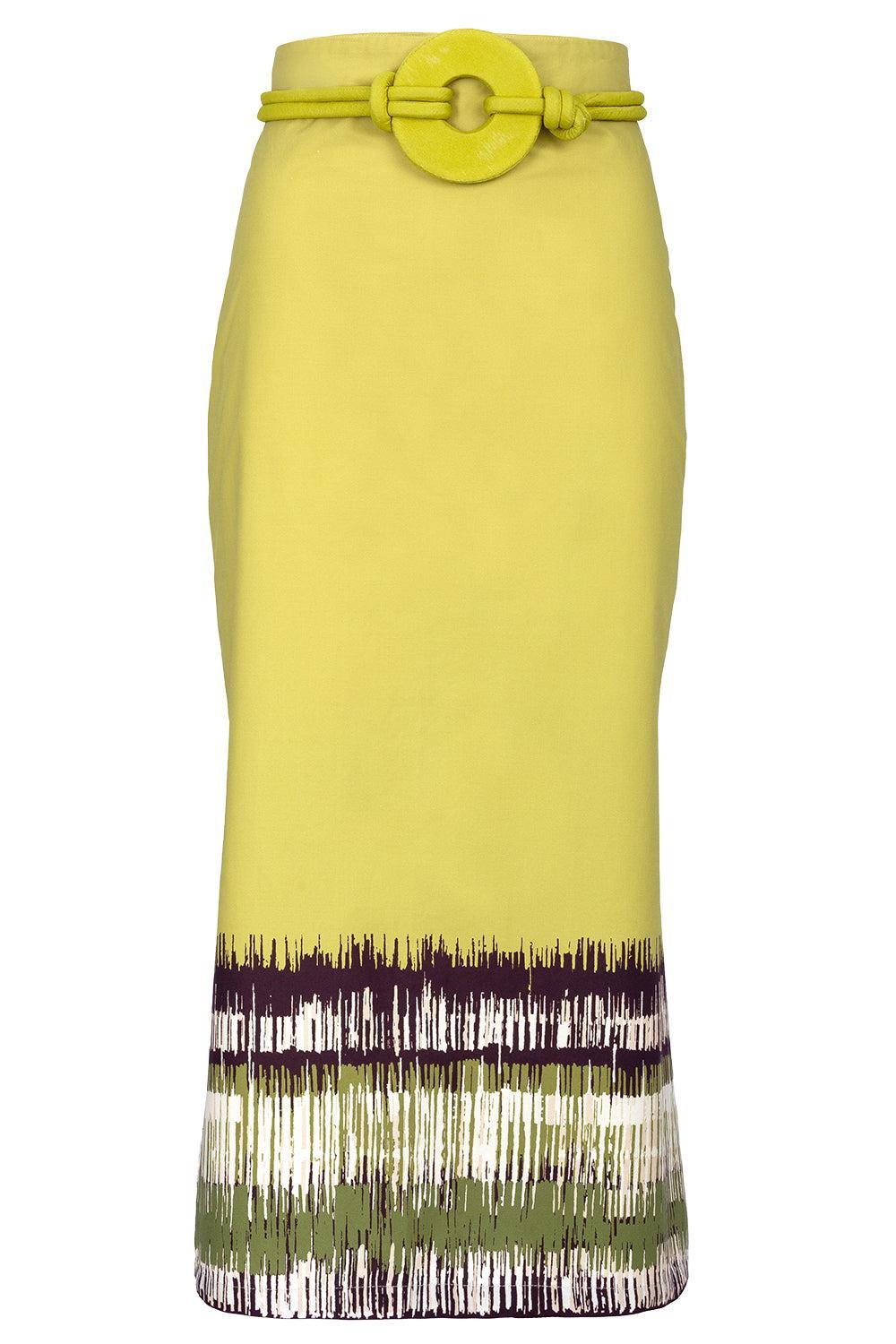 Atira Skirt-GREEN-S-CLOTHINGSKIRTMIDI-SILVIA TCHERASSI