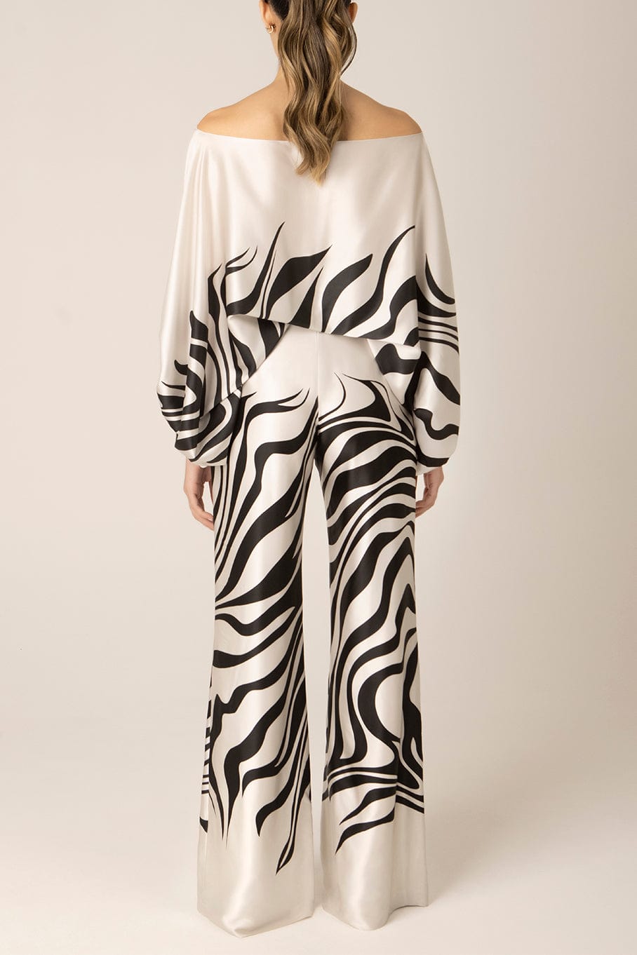 SILVIA TCHERASSI-Bellagio Blouse - Black White-