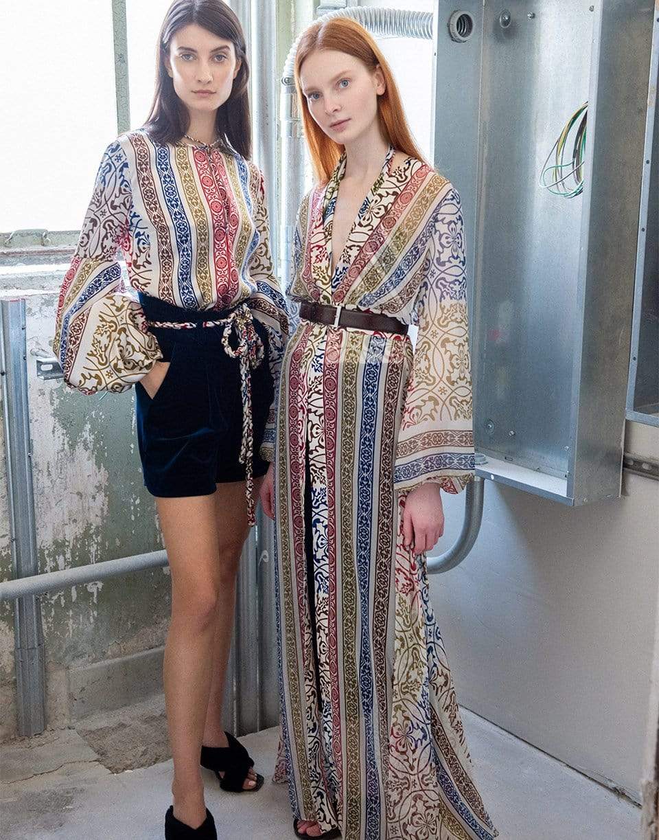 SILVIA TCHERASSI-Sanford Blouse - Burgundy-