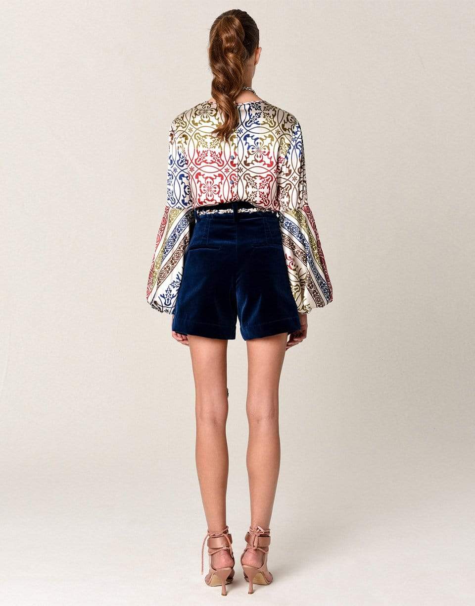 SILVIA TCHERASSI-Sanford Blouse - Burgundy-