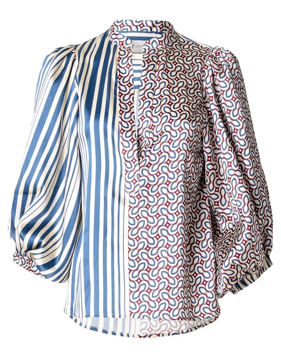 SILVIA TCHERASSI-Sanford Blouse - Burgundy-