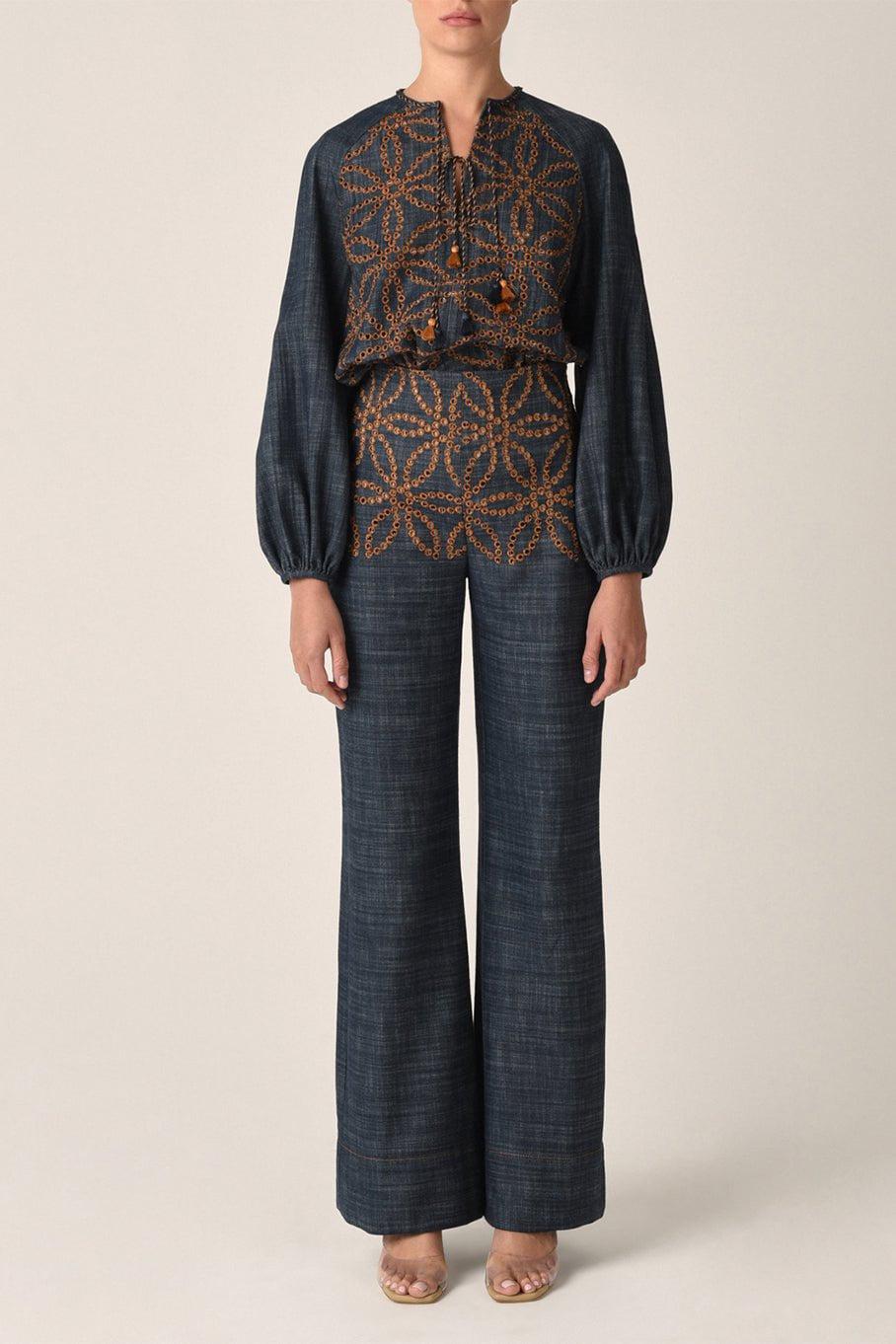 SILVIA TCHERASSI-Vigolene Blouse-