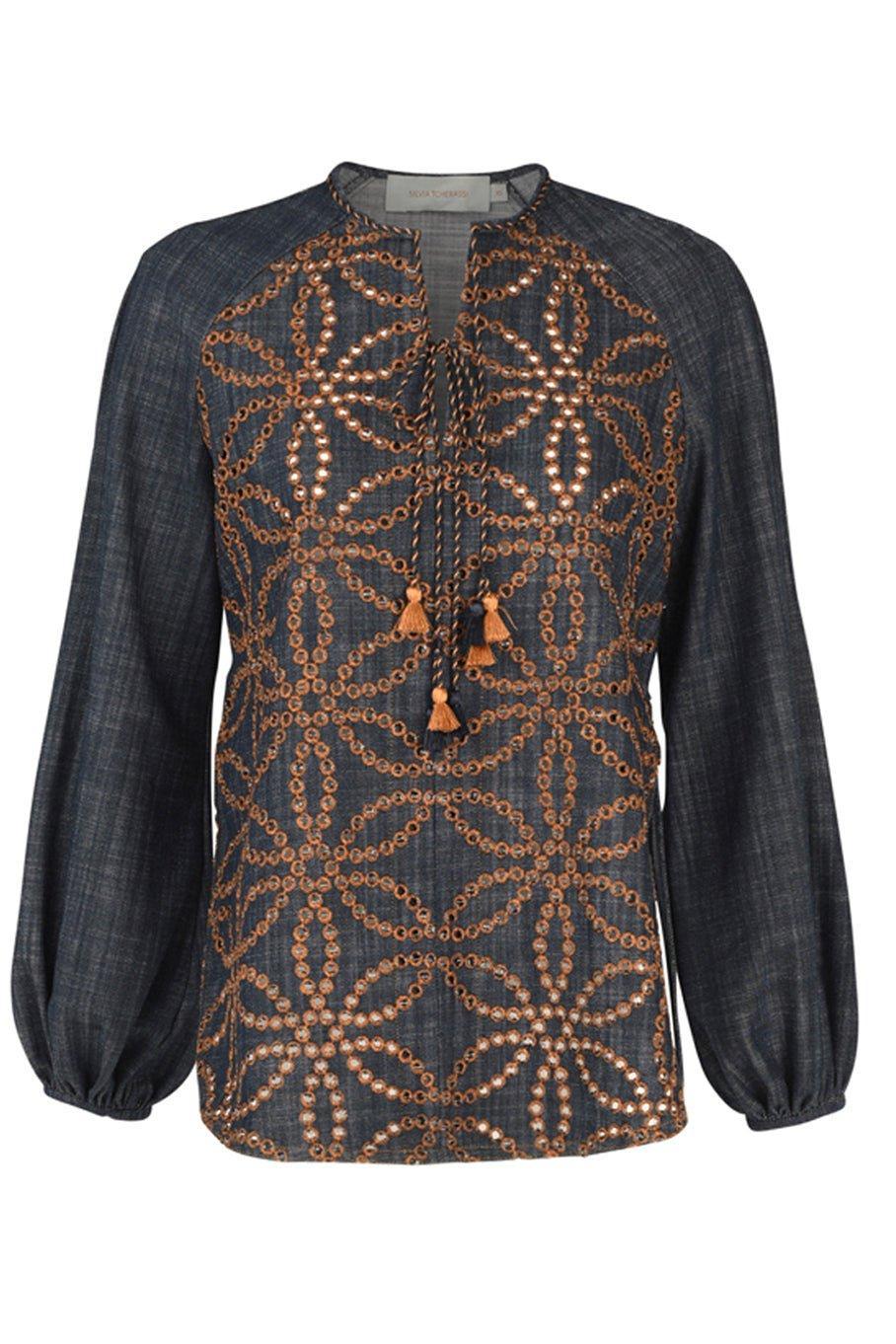 SILVIA TCHERASSI-Vigolene Blouse-