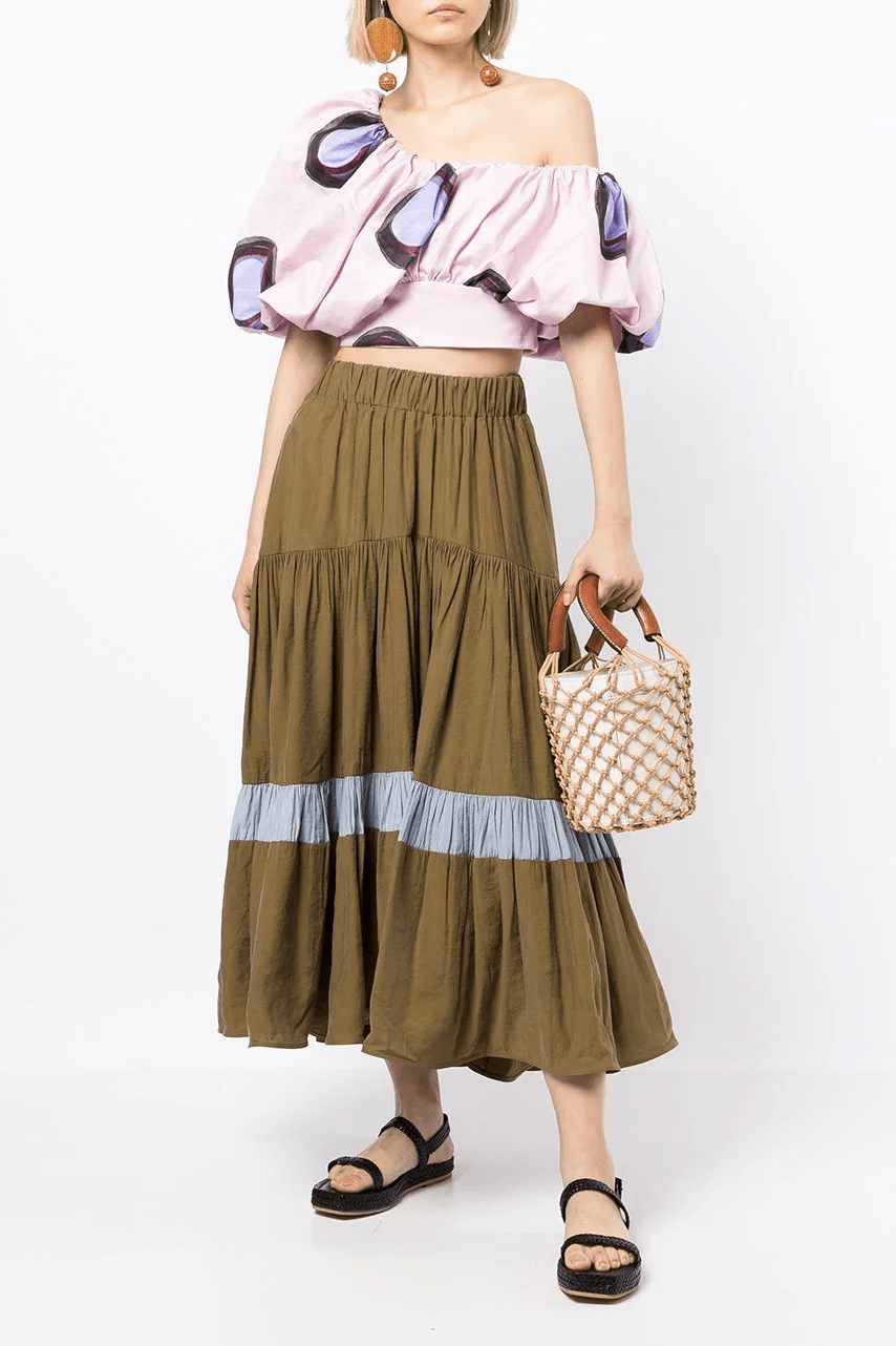 SILVIA TCHERASSI-Darfo Cropped Blouse-