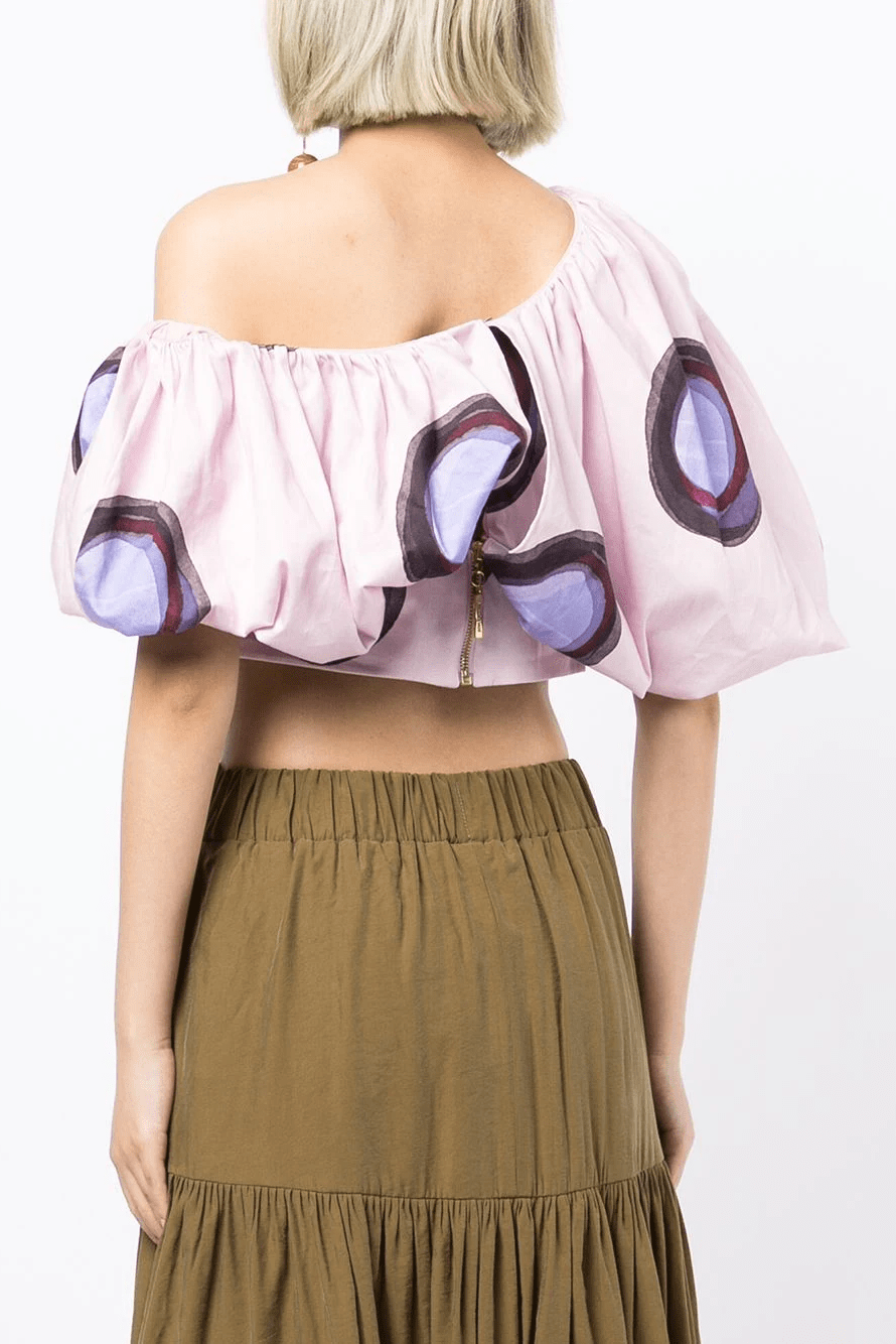 SILVIA TCHERASSI-Darfo Cropped Blouse-