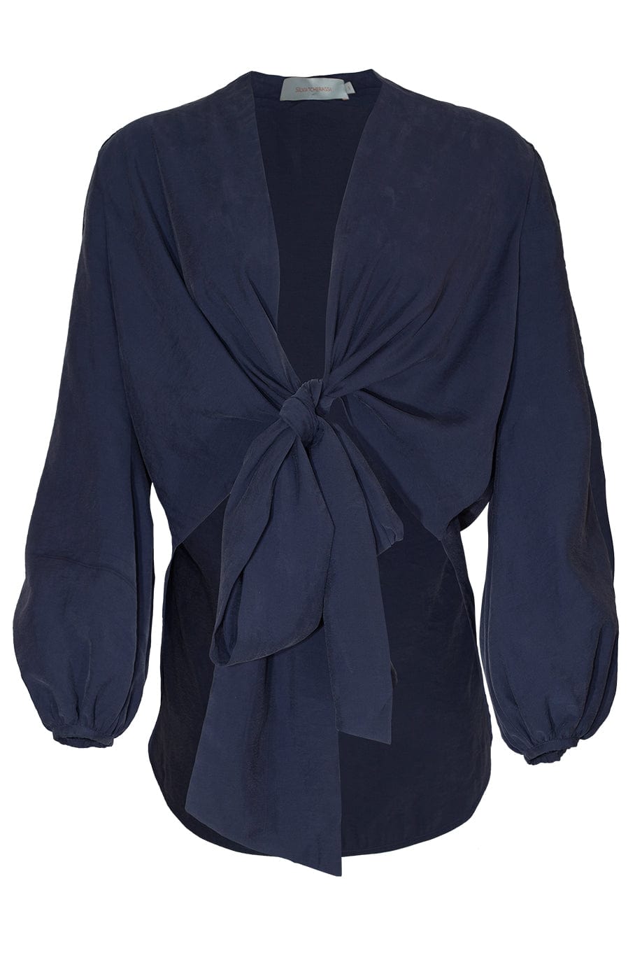 SILVIA TCHERASSI-Honey Blouse- Navy-NAVY