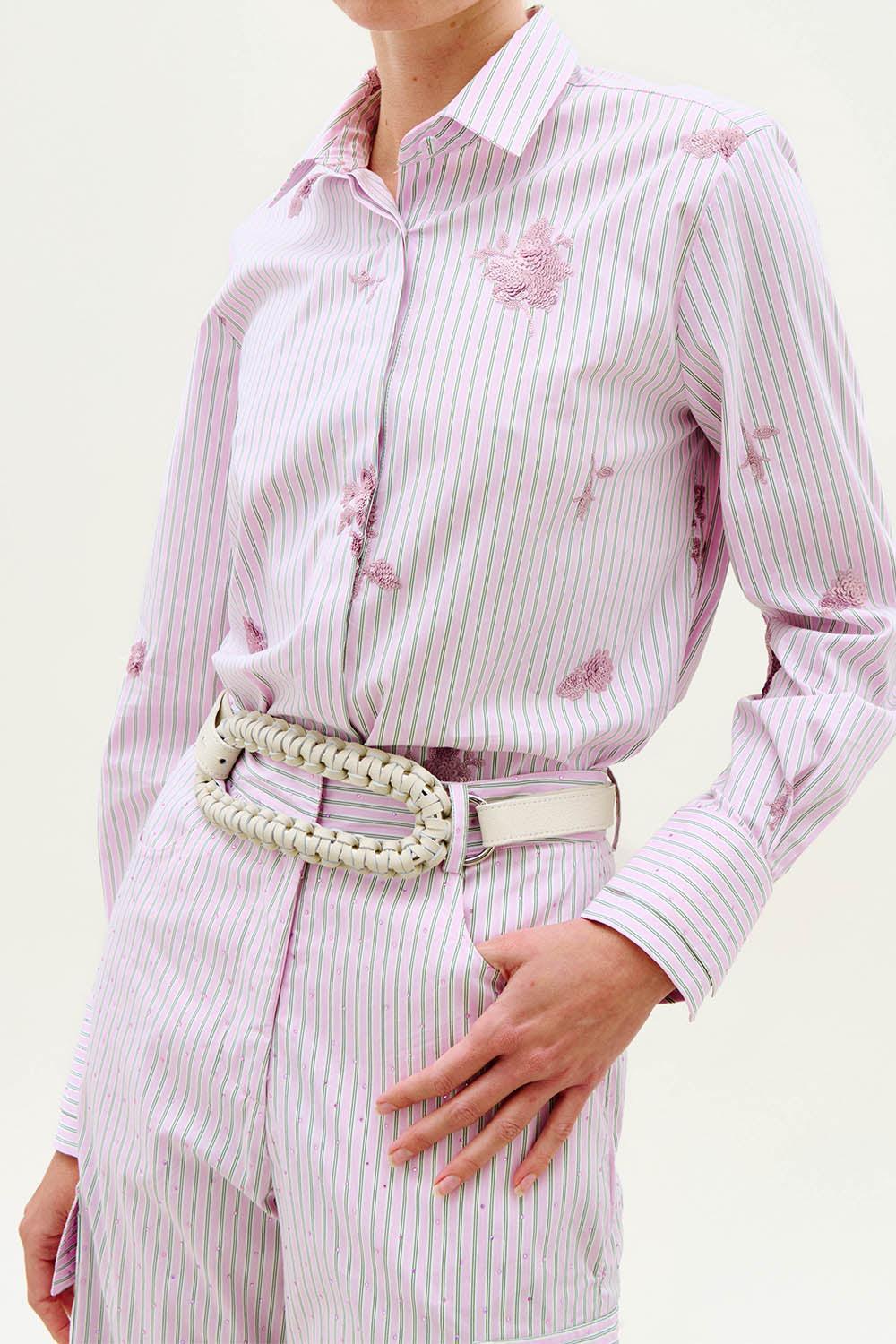 Linette Long Sleeve Blouse-PINK-XXS-CLOTHINGTOPBLOUSE-SILVIA TCHERASSI