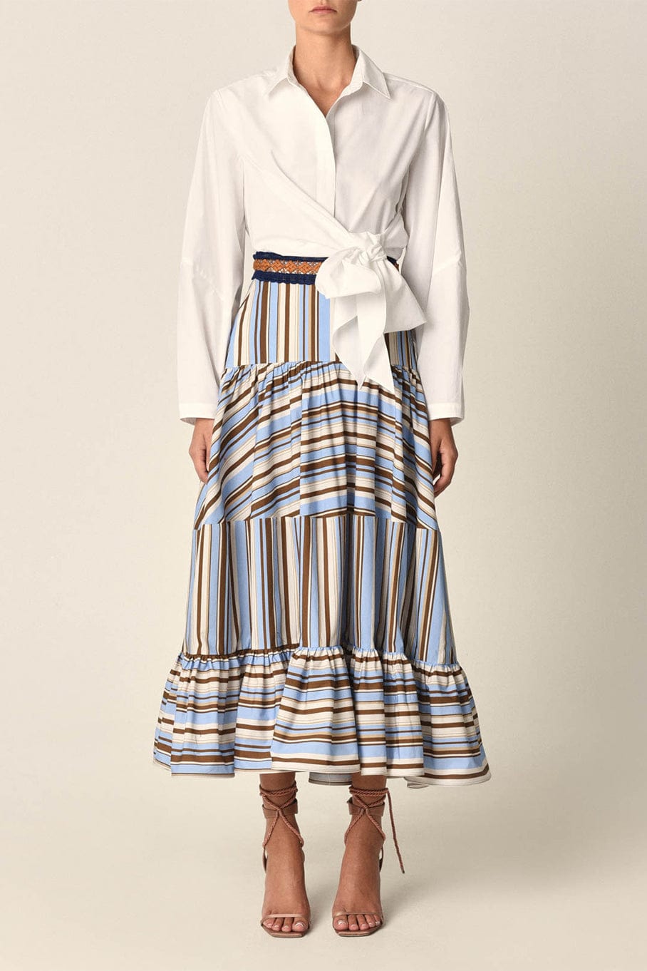 SILVIA TCHERASSI-Christine Blouse - White-