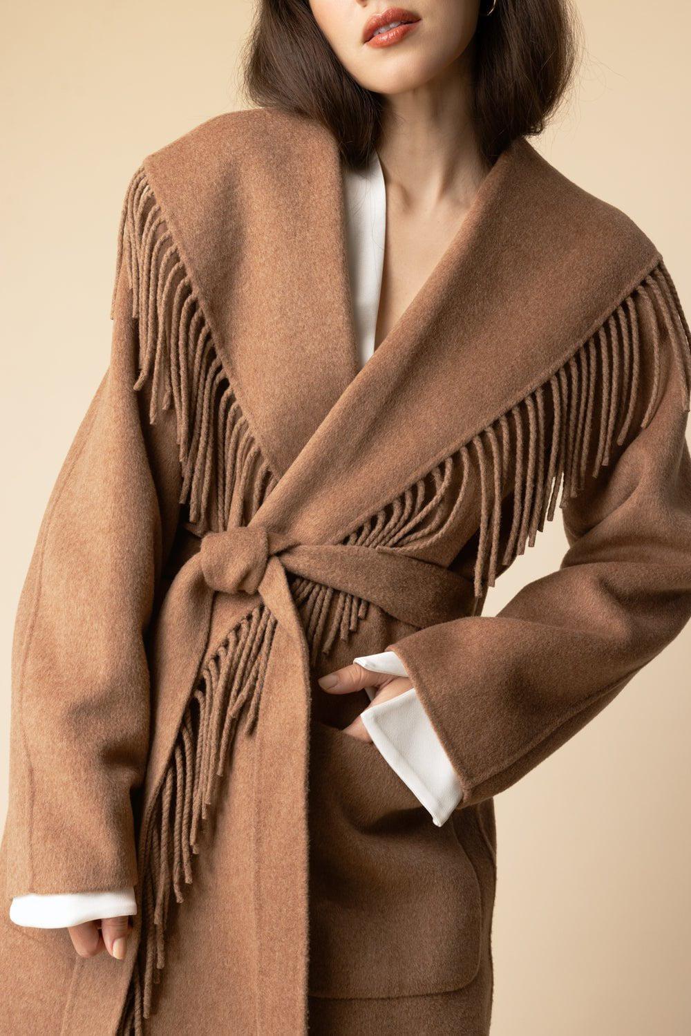 SIMKHAI-Carrie Coat-CAMEL