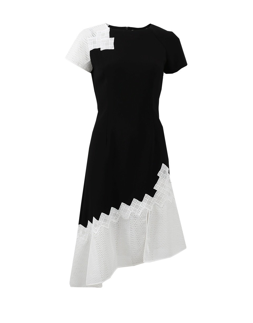 SIMKHAI-Diamond Mesh Tee Dress-