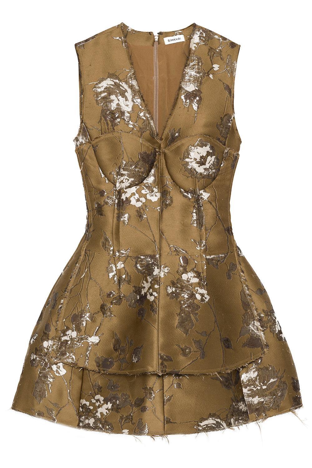 Brynelle Dress-BRONZE-4-CLOTHINGDRESSCASUAL-SIMKHAI