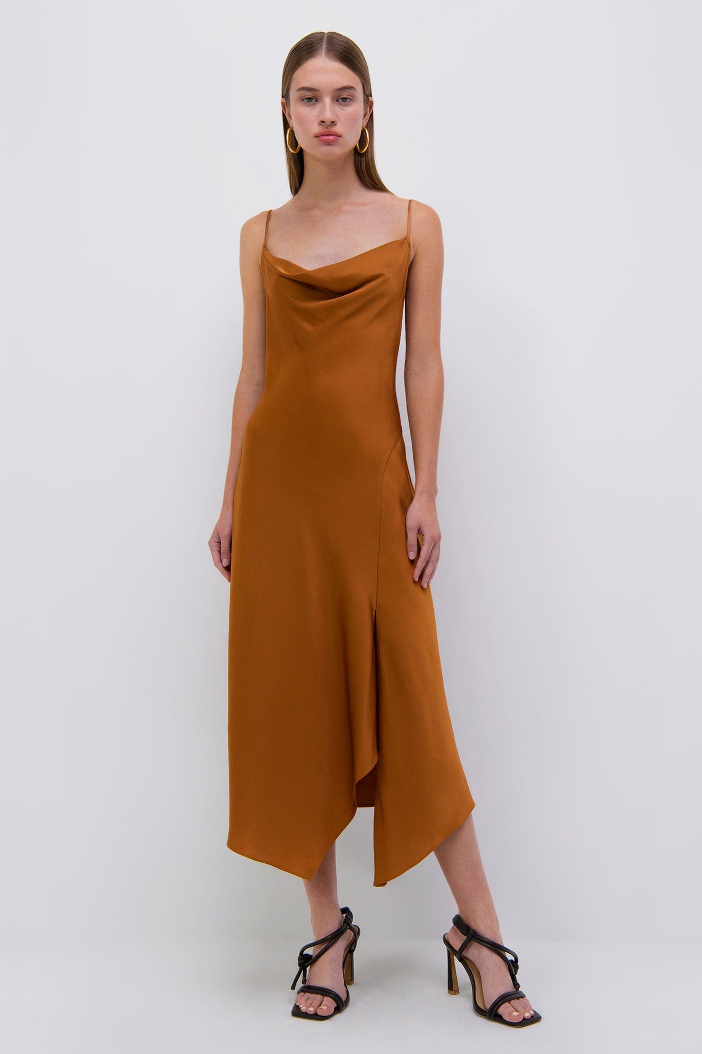 SIMKHAI-Nellie Cowl Slip Dress-