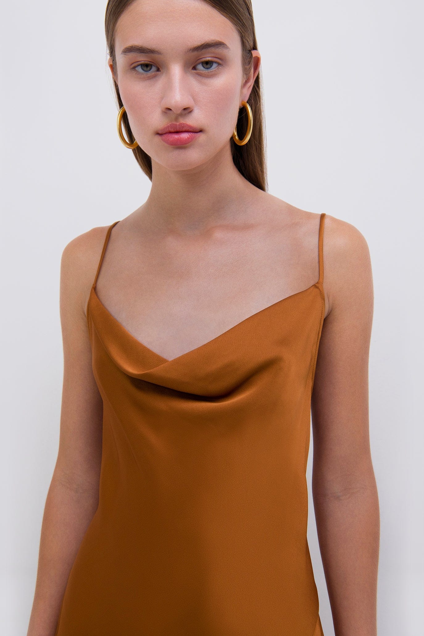 SIMKHAI-Nellie Cowl Slip Dress-