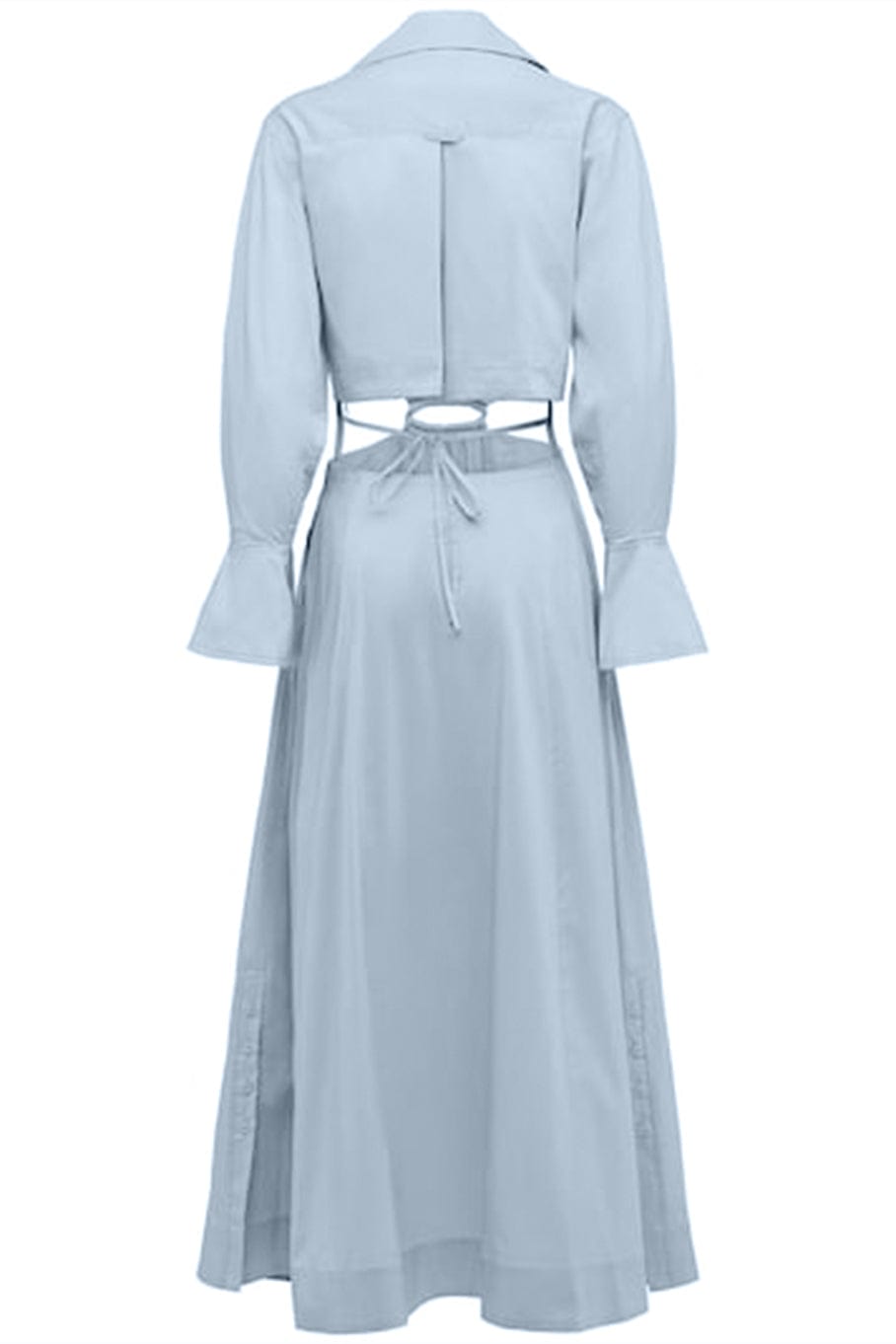 SIMKHAI-Alex Long Sleeve Shirt Dress-