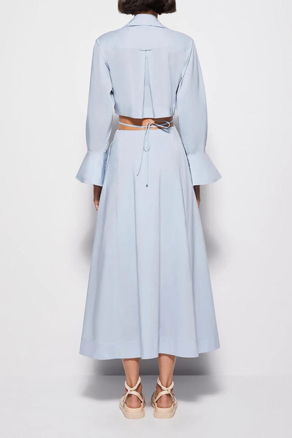 SIMKHAI-Alex Long Sleeve Shirt Dress-