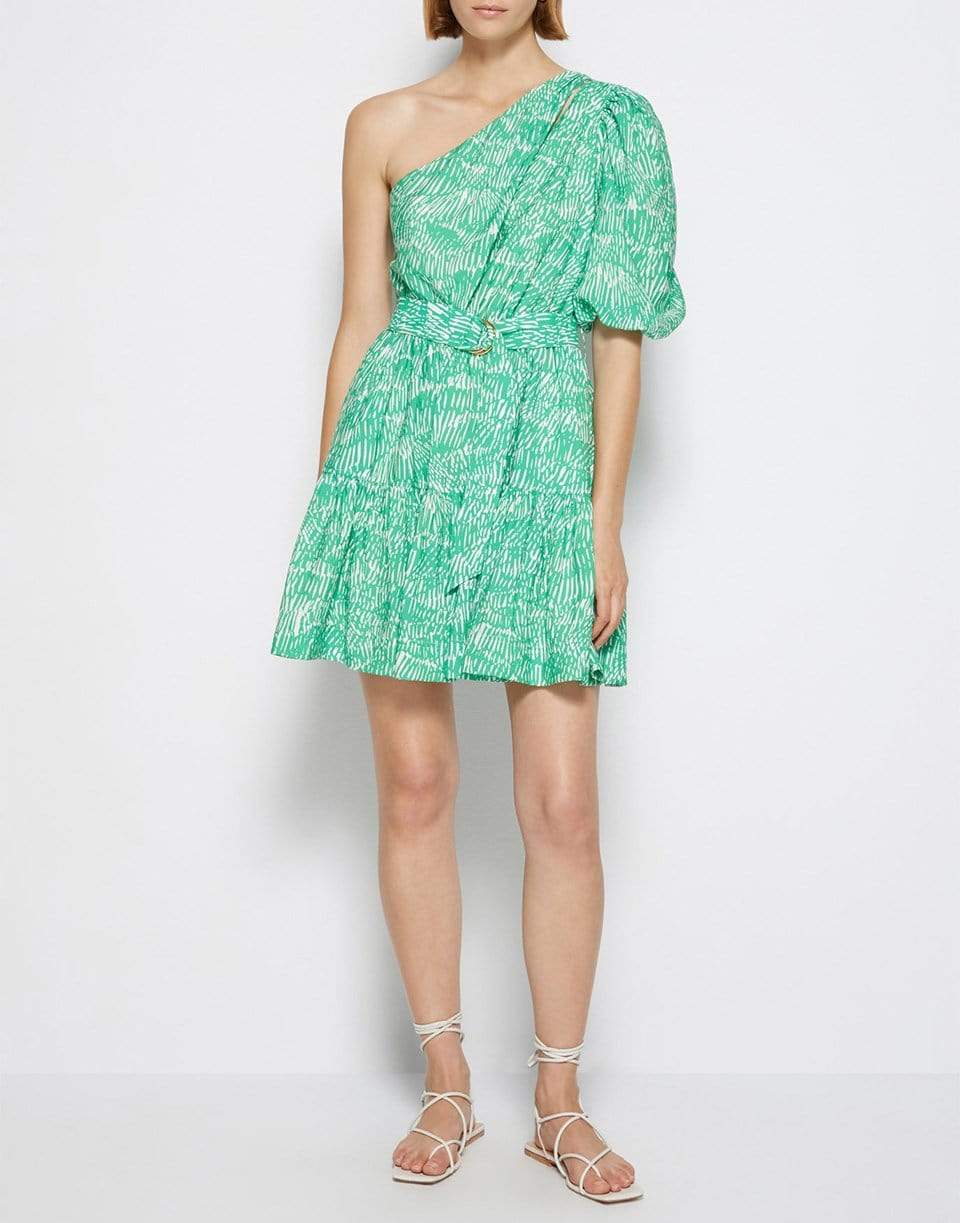 SIMKHAI-Adriana One Shoulder Mini Dress-