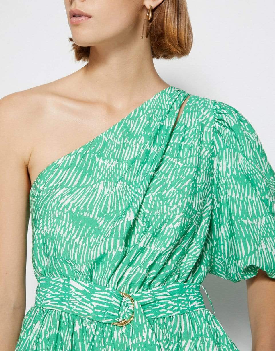 SIMKHAI-Adriana One Shoulder Mini Dress-