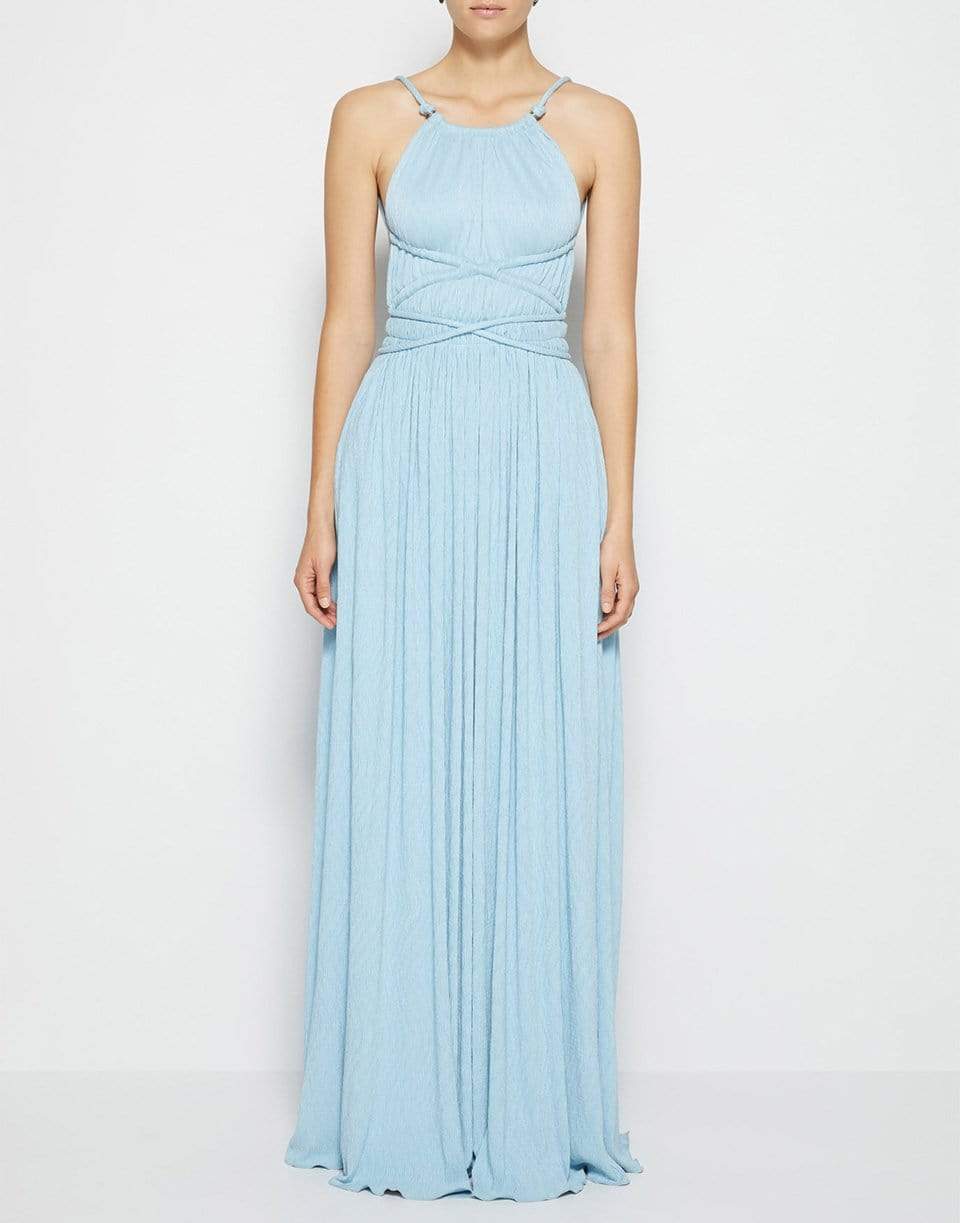 SIMKHAI-Lillee Open Back Maxi Dress-