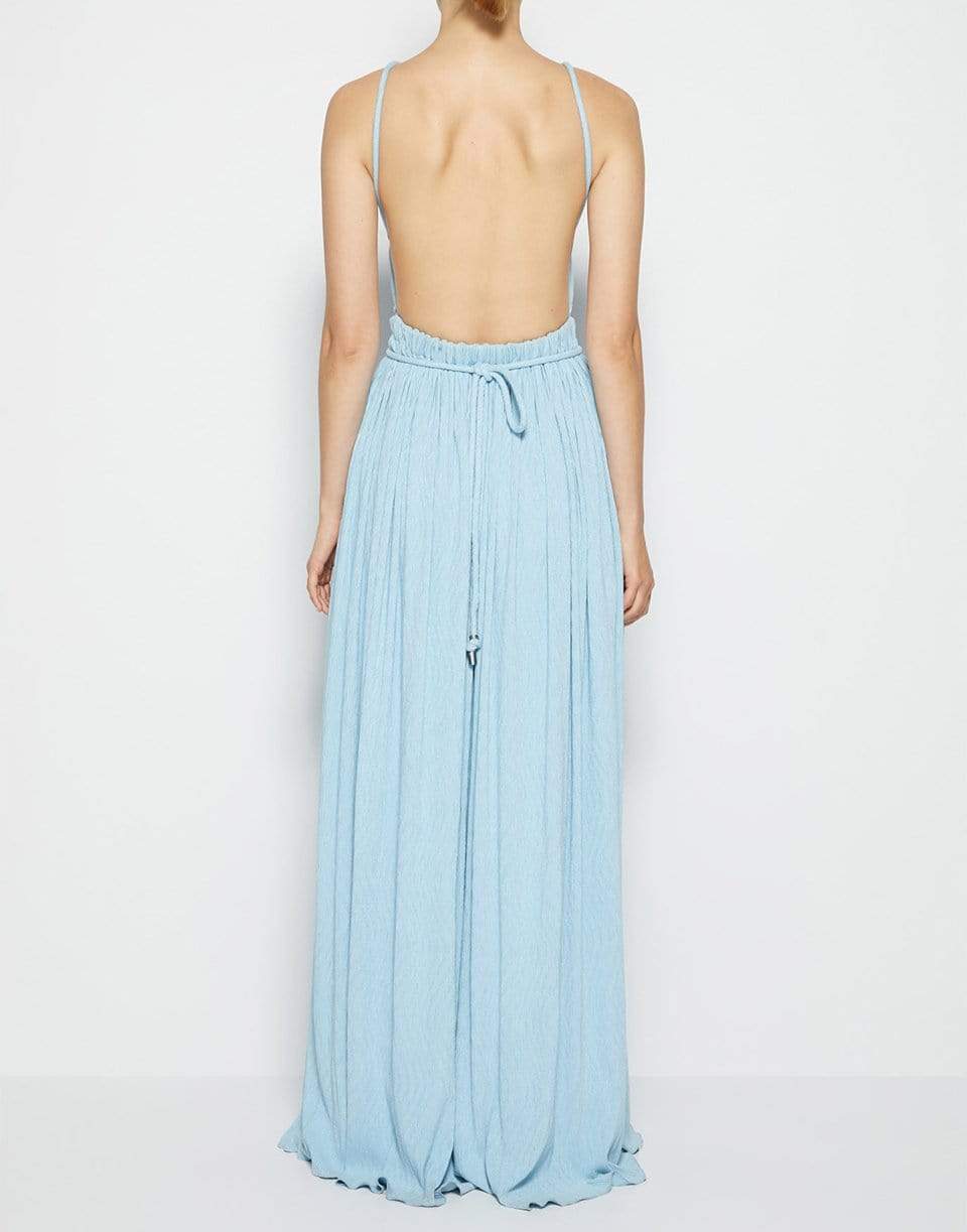 SIMKHAI-Lillee Open Back Maxi Dress-