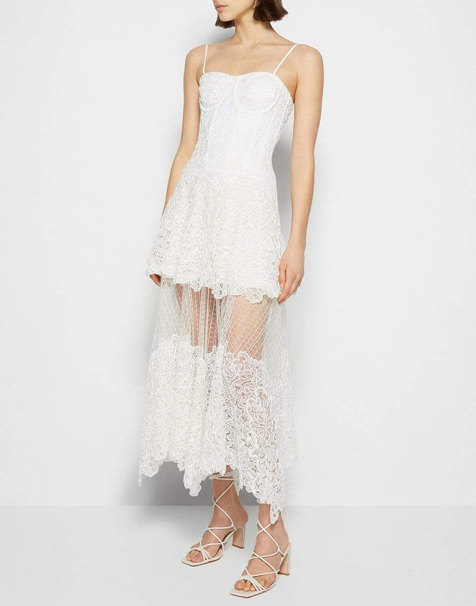 SIMKHAI-Harlow Lace Midi Dress-
