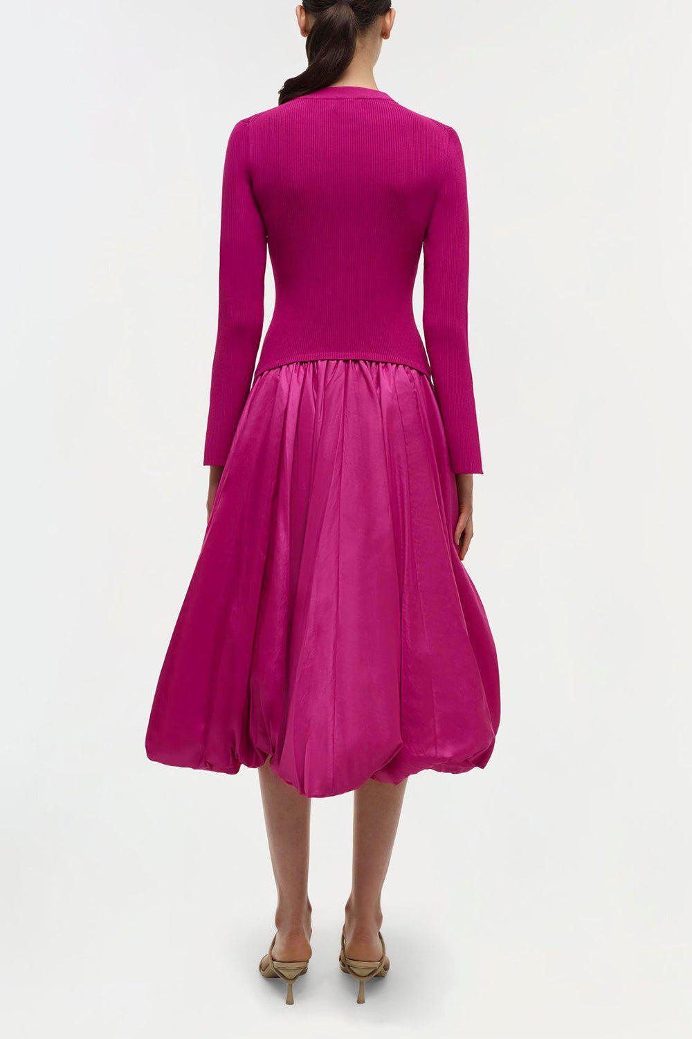 SIMKHAI-Kenlie Dress - Magenta-