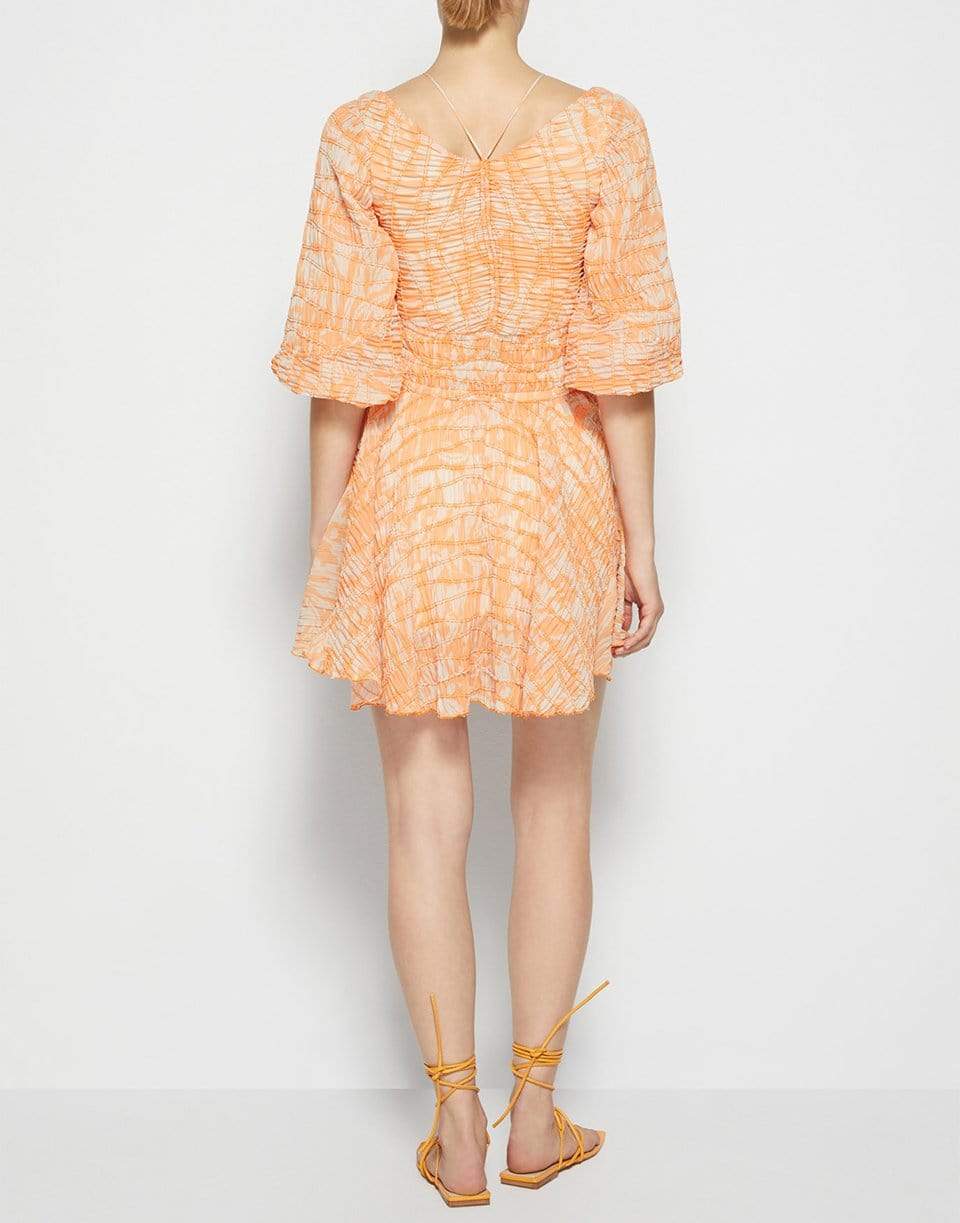 SIMKHAI-Lena Puff Sleeve Mini Dress-