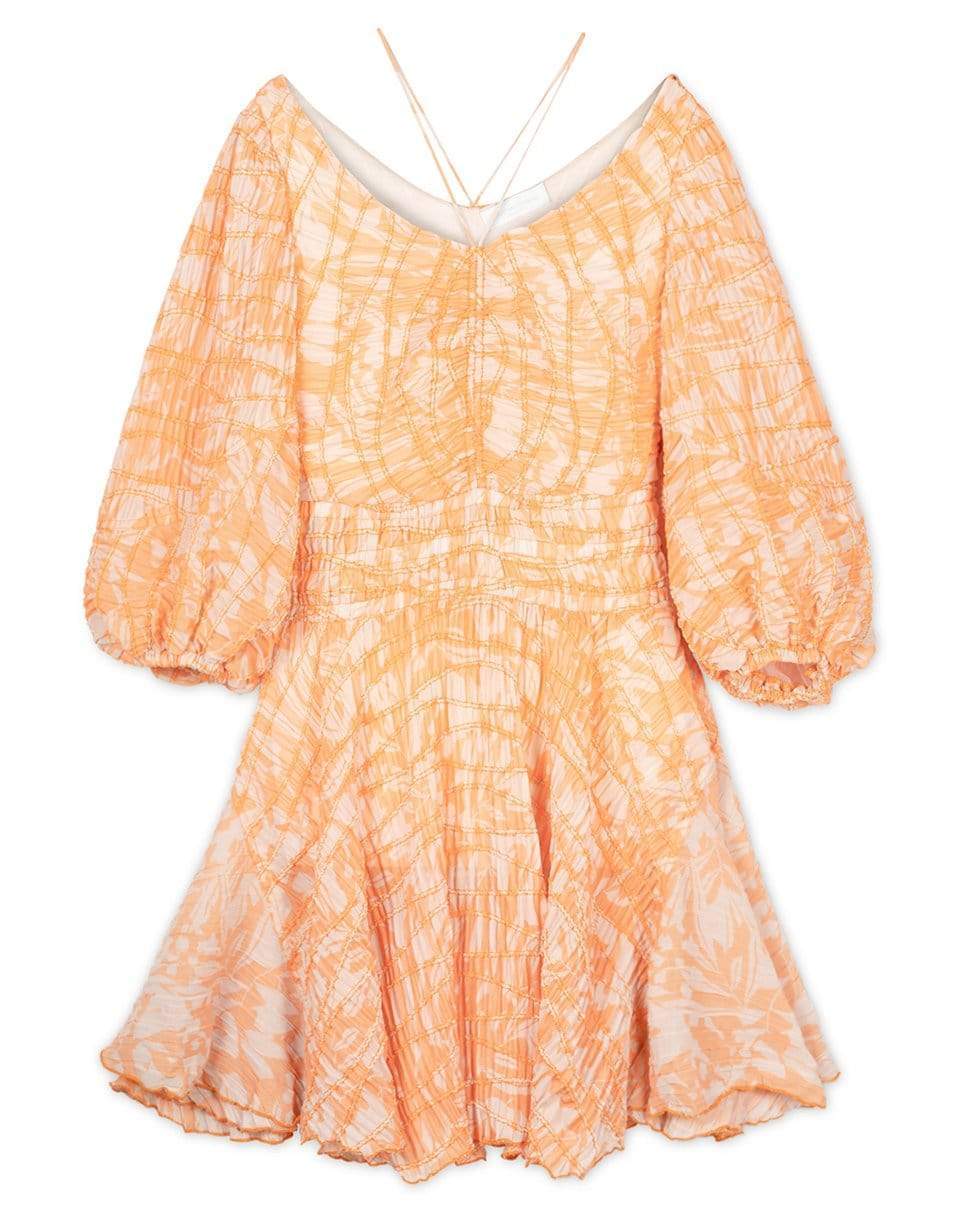 SIMKHAI-Lena Puff Sleeve Mini Dress-