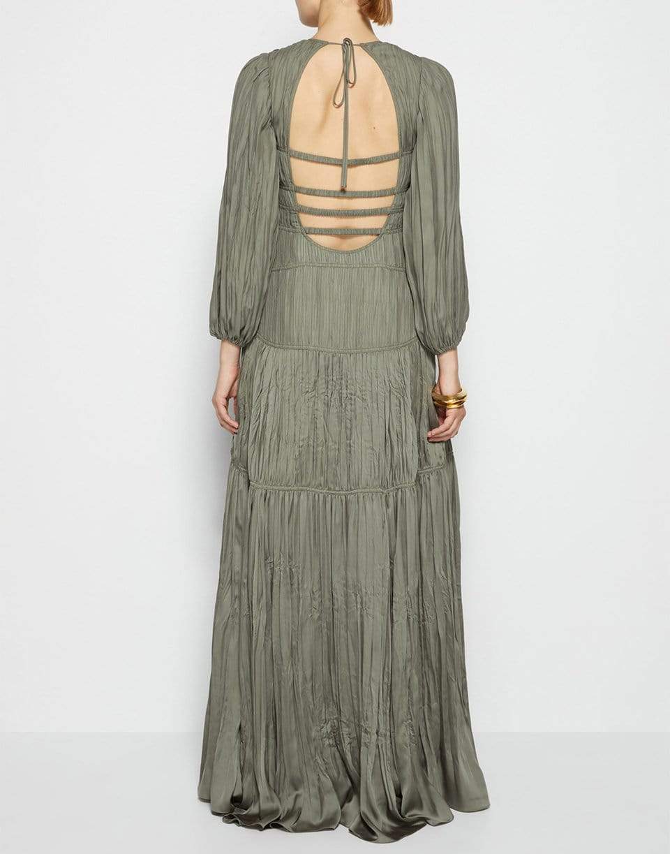 SIMKHAI-Malia Mushroom Pleat Dress-