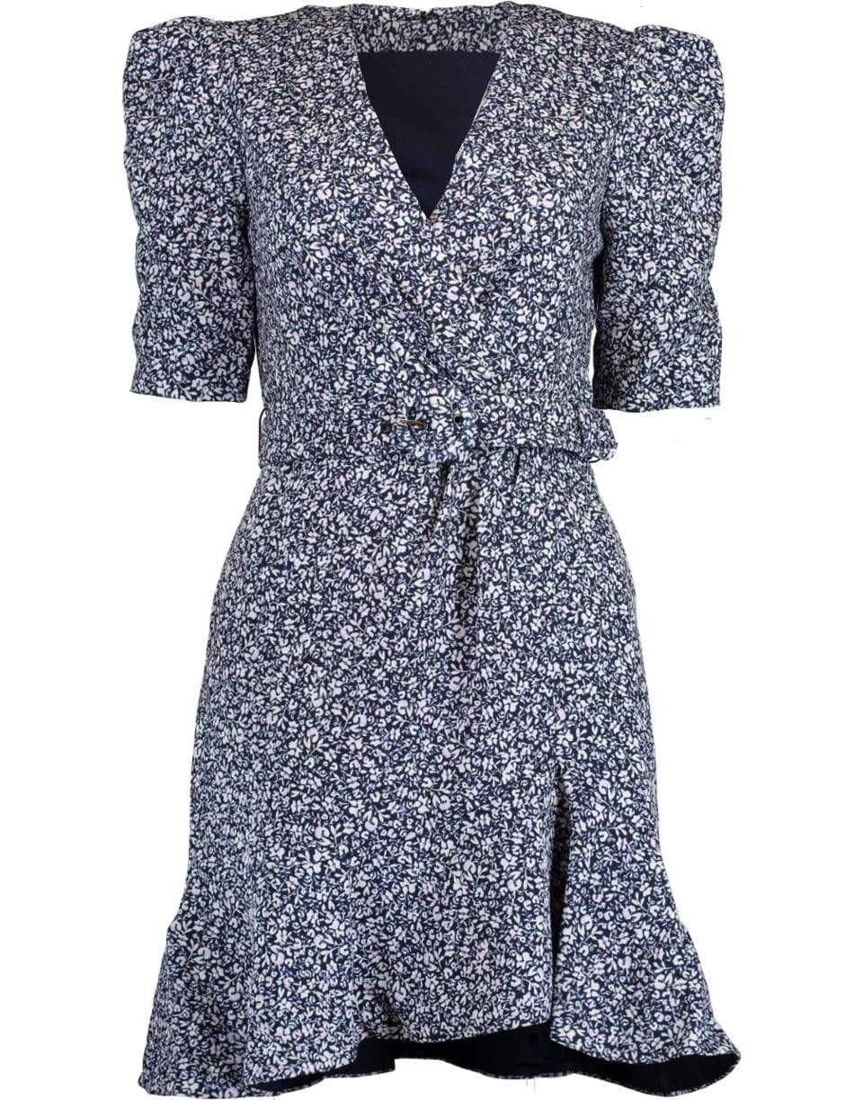 SIMKHAI-Evelyn Floral Crepe Dress-