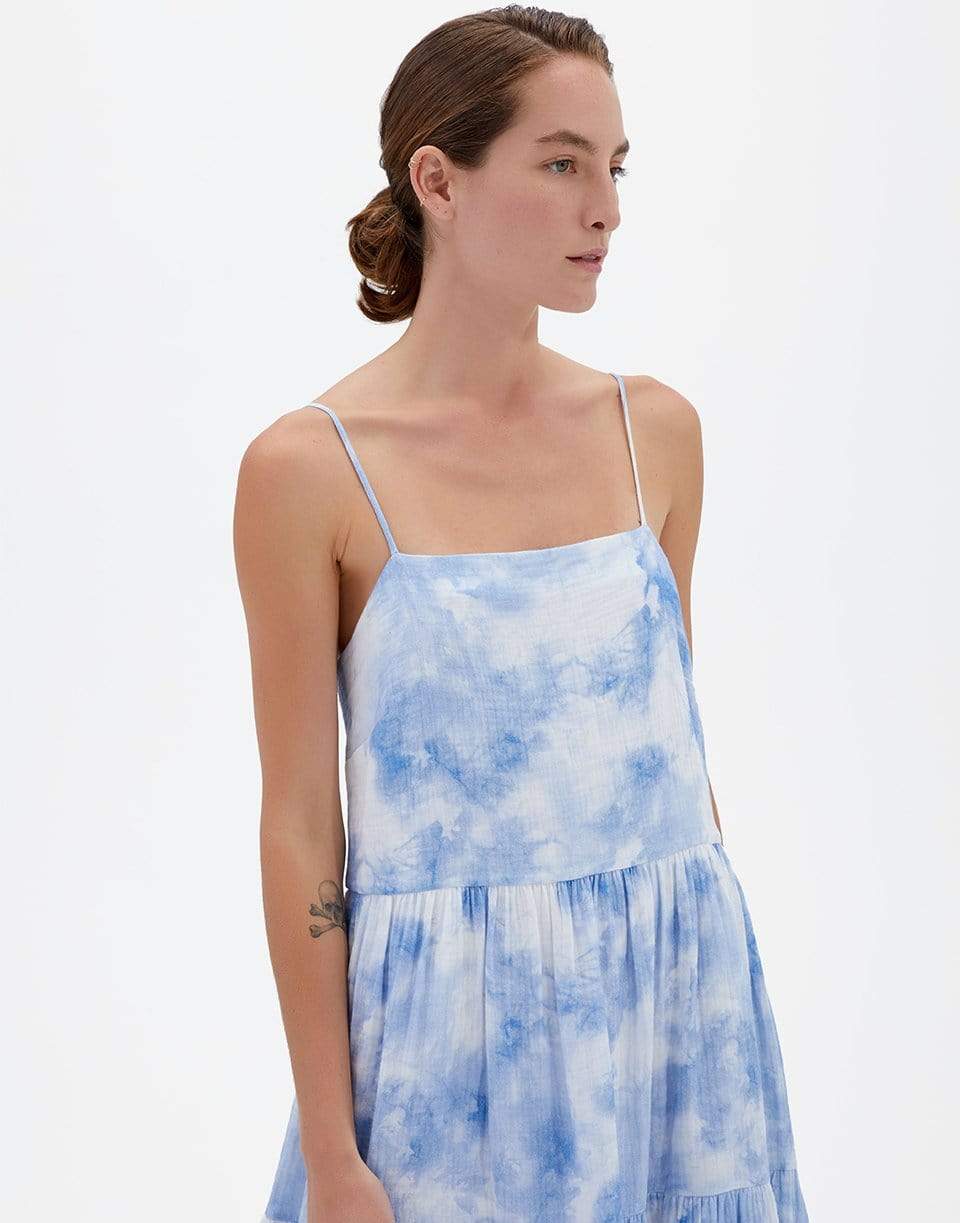 SIMKHAI-Clarissa Organic Tie Dye Dress-