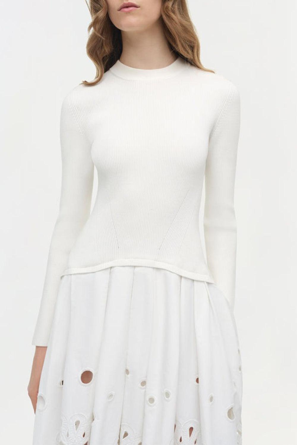 Daila Midi Dress-WHITE-XS-CLOTHINGDRESSCASUAL-SIMKHAI