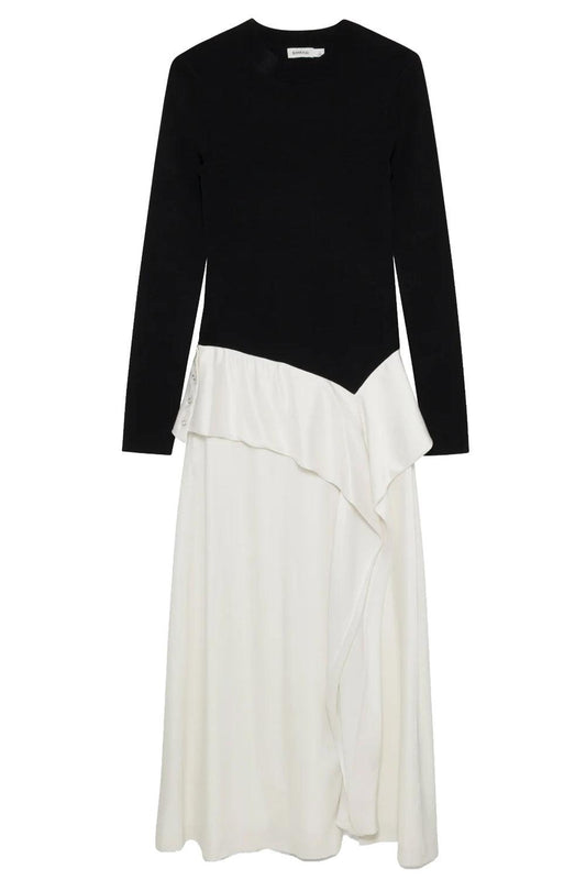 Ornella Long Sleeve Midi Dress-BLACK-XS-CLOTHINGDRESSCOCKTAIL-SIMKHAI