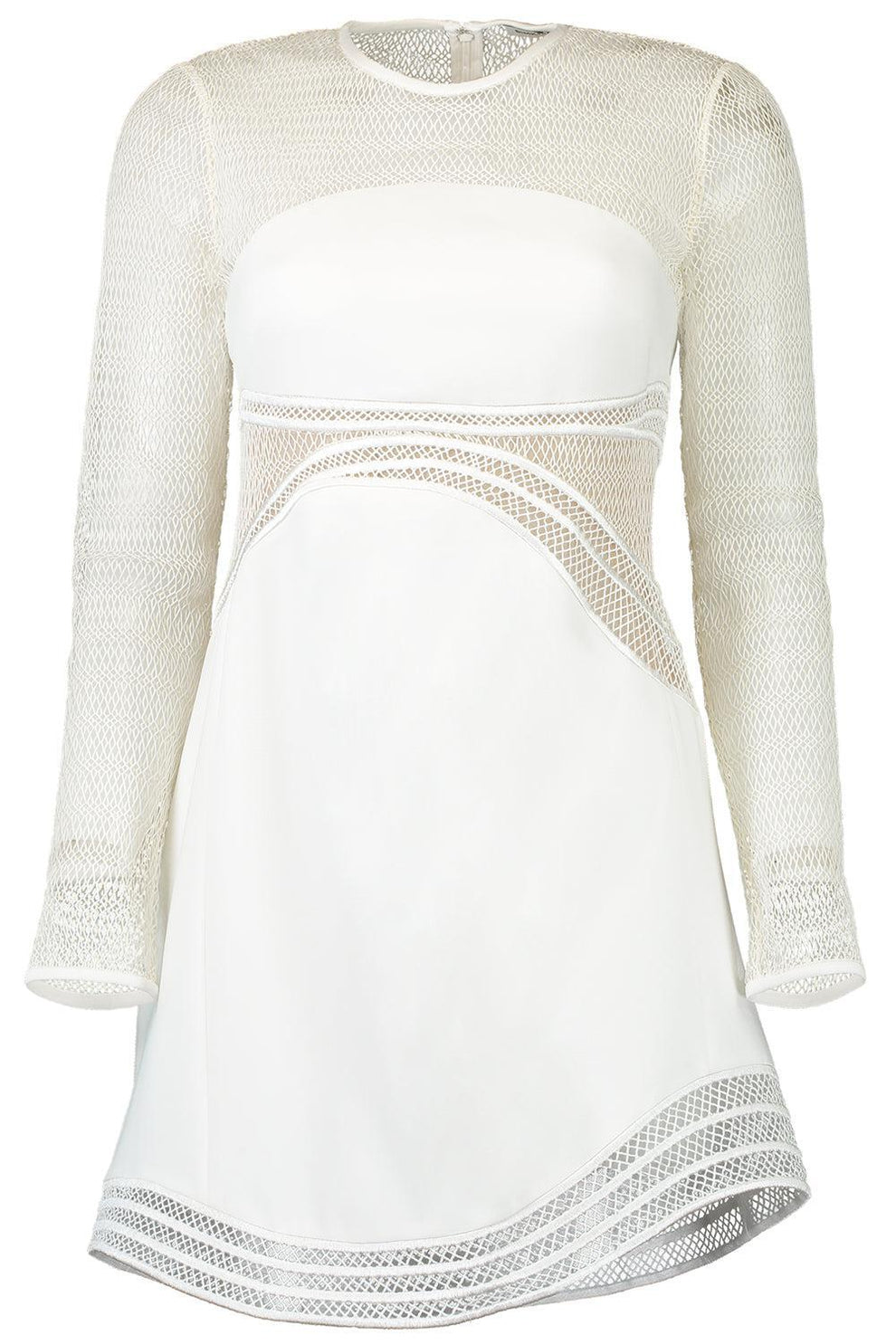 Simkhai Blaise Mini Dress in Ivory - Size 6