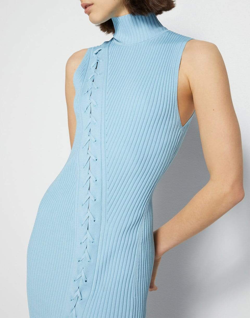 SIMKHAI-Ava Turtleneck Lace Dress-