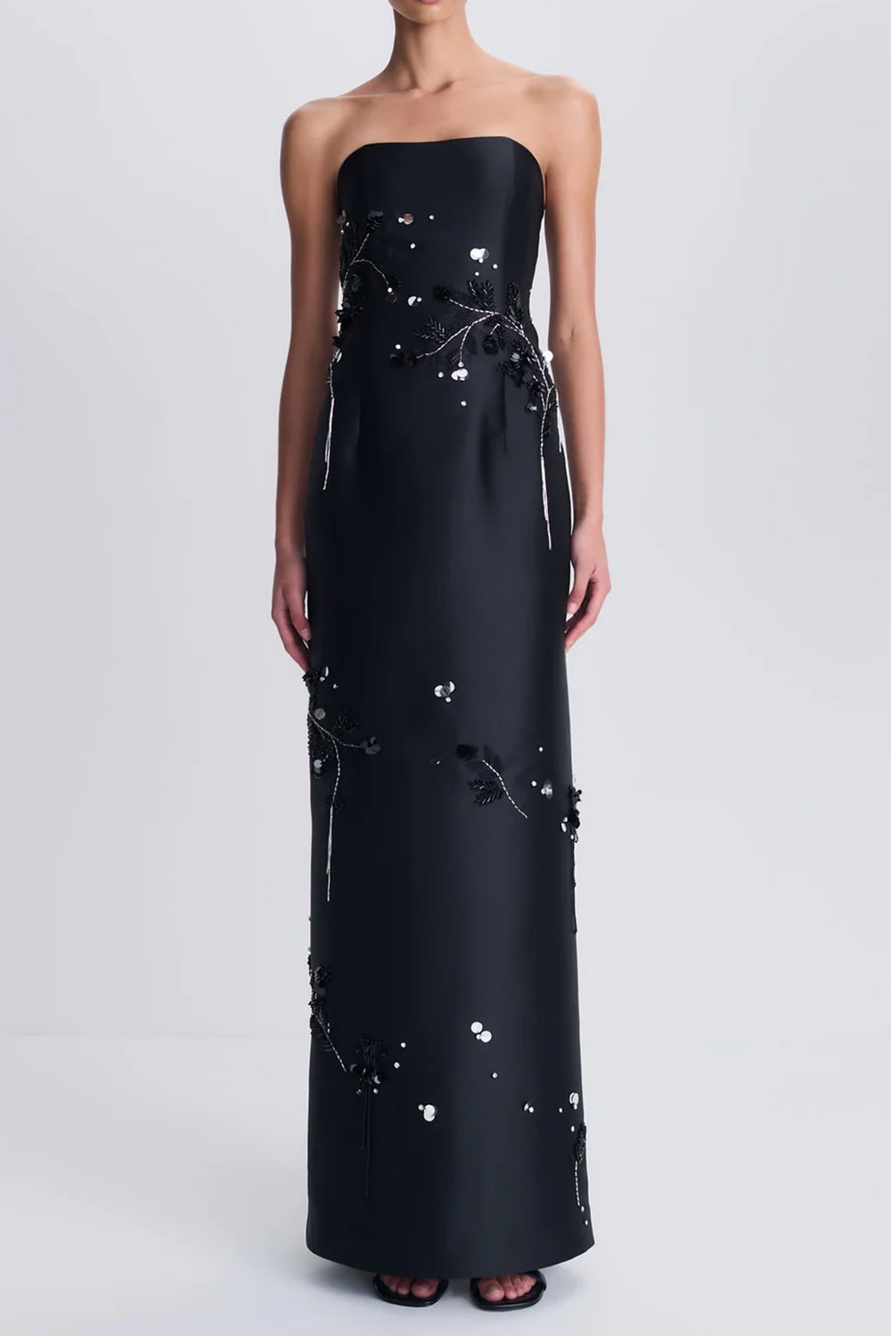 Zirelle Sleeveless Gown - Black-BLACK-4-CLOTHINGDRESSGOWN-SIMKHAI
