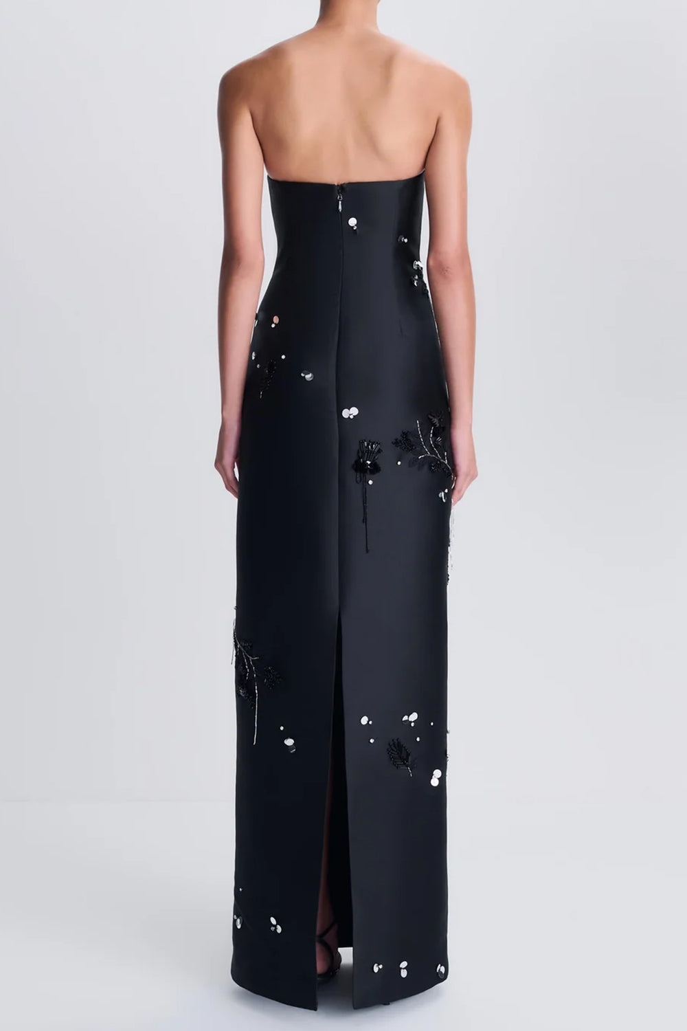  Zirelle Sleeveless Gown - Black-BLACK-4-CLOTHINGDRESSGOWN-SIMKHAI 