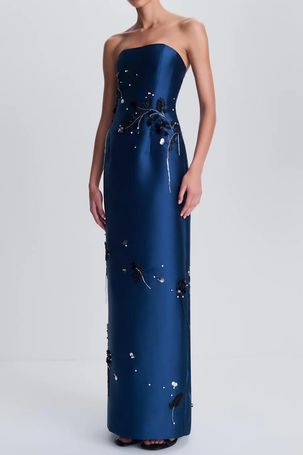  Zirelle Sleeveless Gown - Ink-BLUE-2-CLOTHINGDRESSGOWN-SIMKHAI 