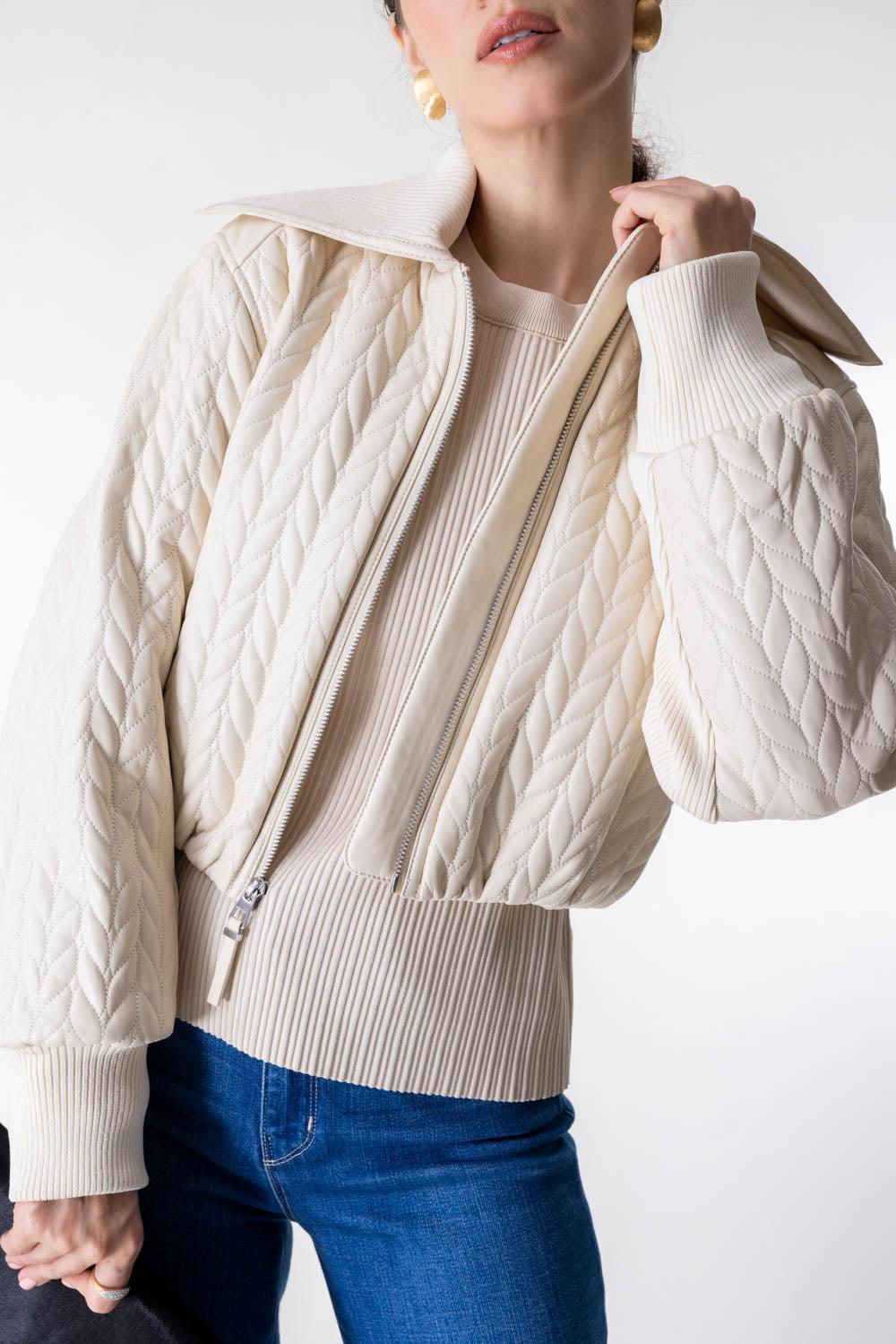 Palmer Quilted Cropped Jacket-COCONUT-XS-CLOTHINGJACKETCASUAL-SIMKHAI