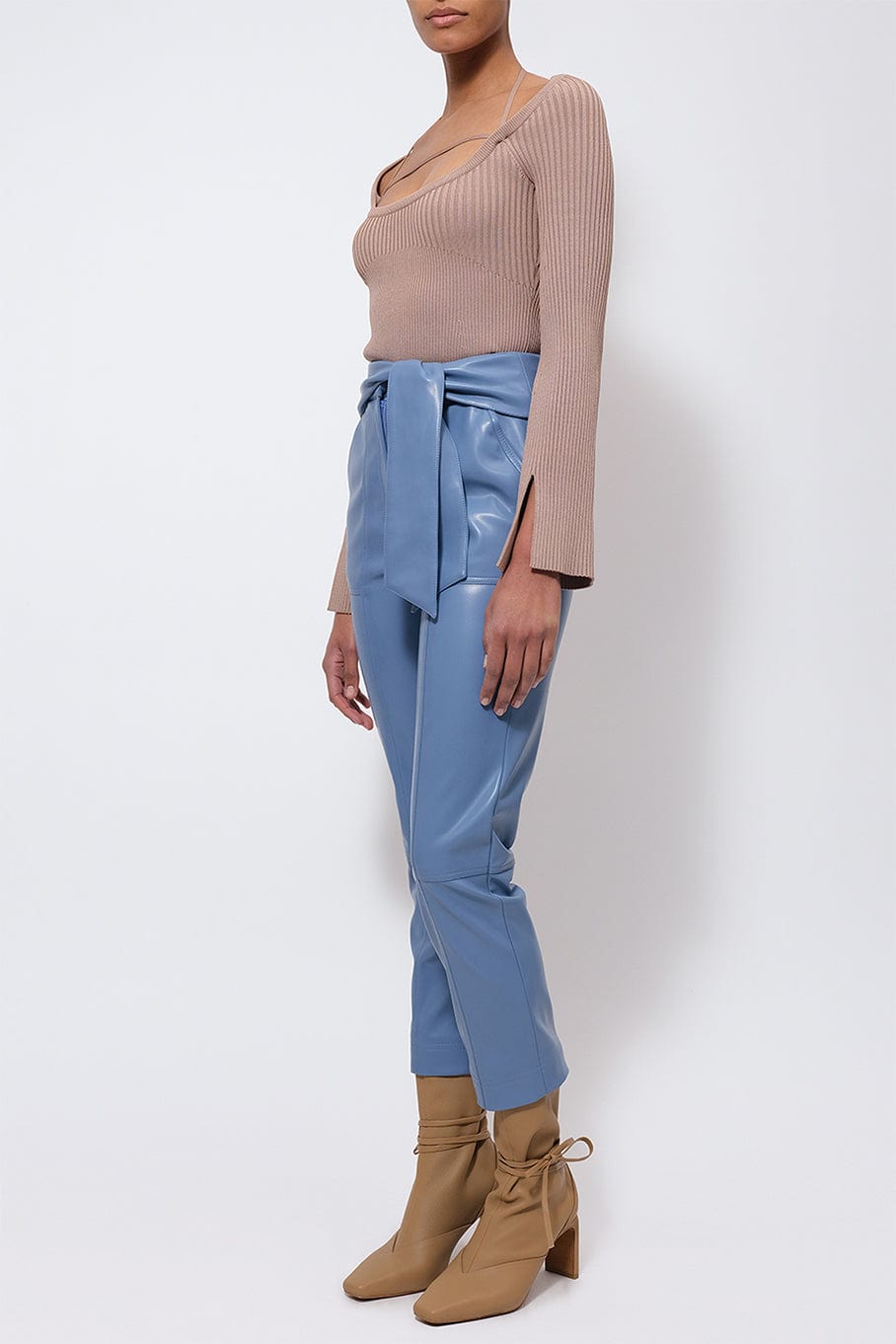 SIMKHAI-Tessa Vegan Leather Pant-