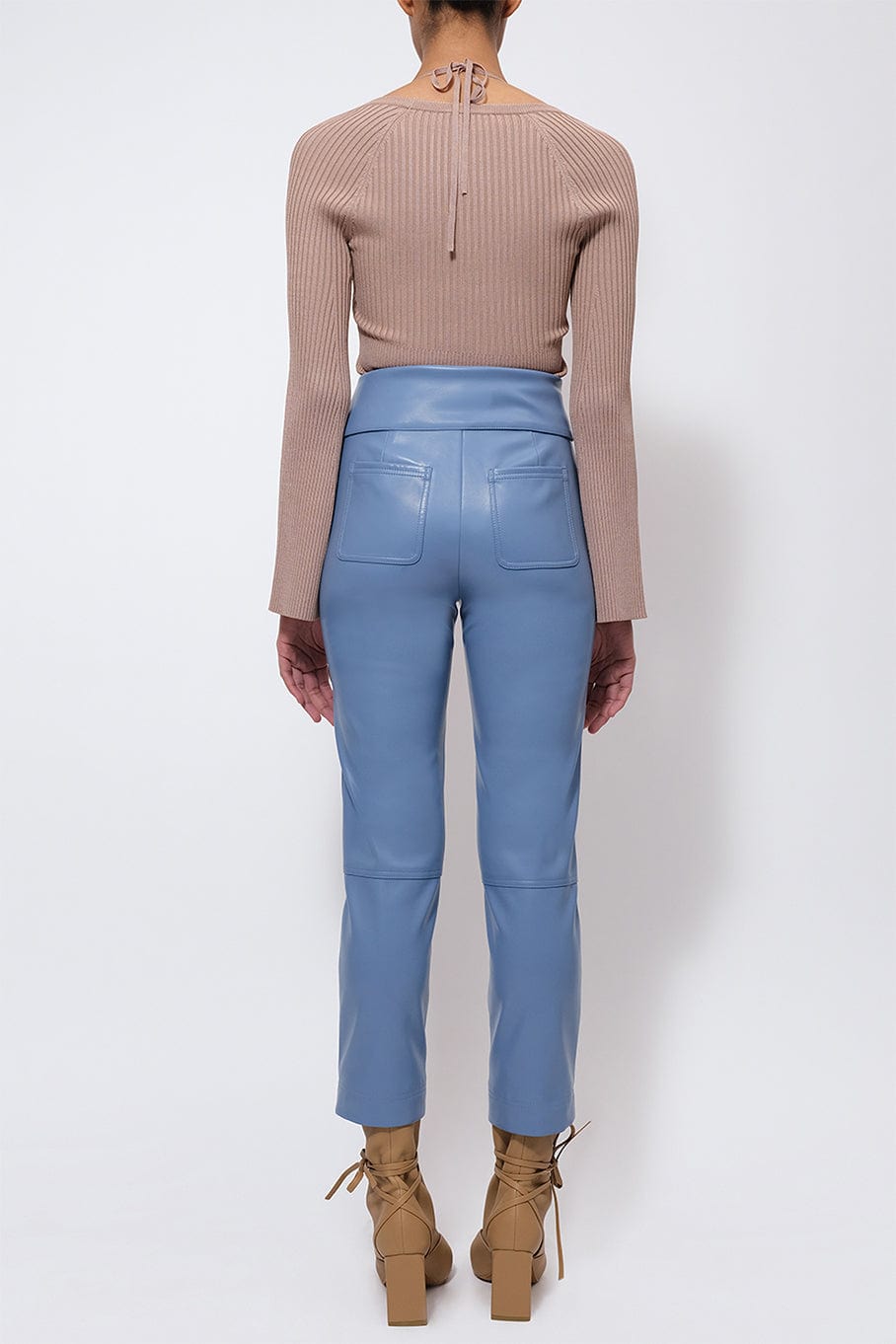 SIMKHAI-Tessa Vegan Leather Pant-