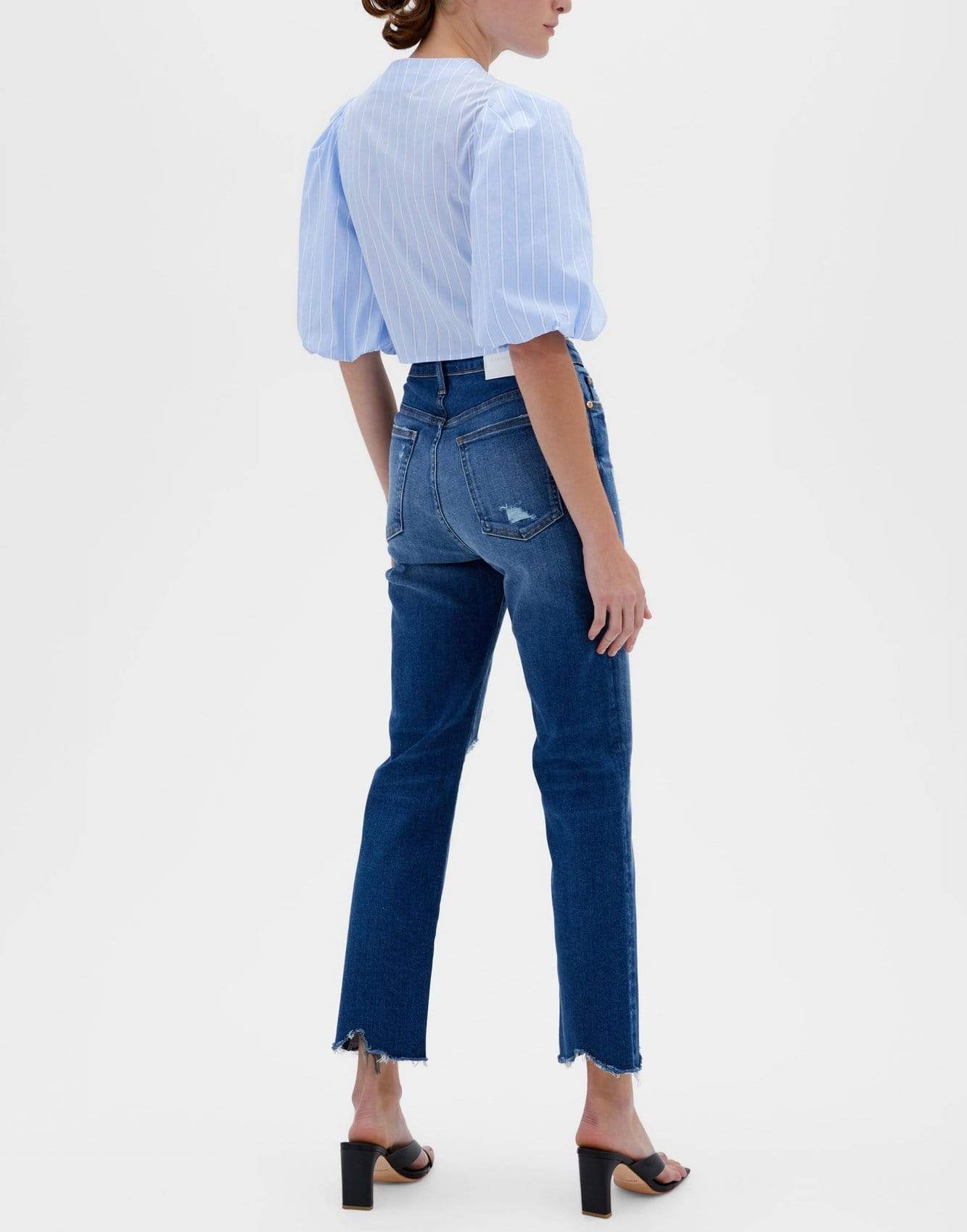 SIMKHAI-River Straight Leg High Rise Denim-ATLANTIC