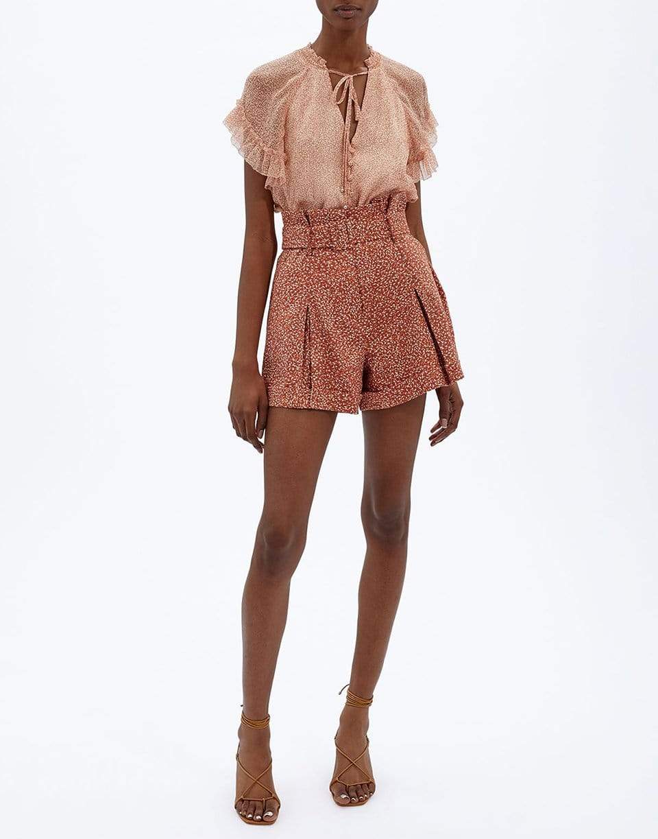 SIMKHAI-Lillian Floral Linen Shorts-