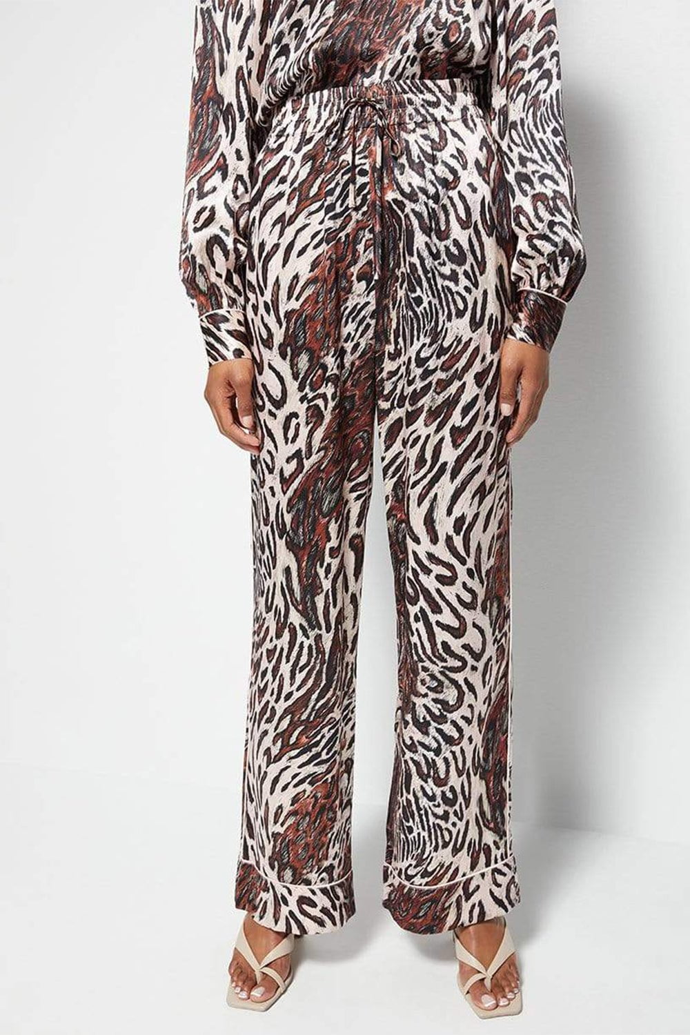 SIMKHAI-Misa Essentials Wide Leg PJ Pant-