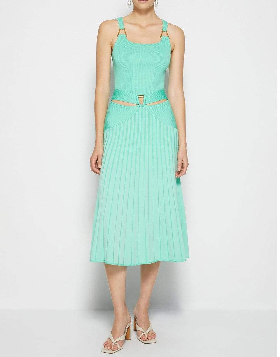 SIMKHAI-Arabella Rib Knit Skirt-