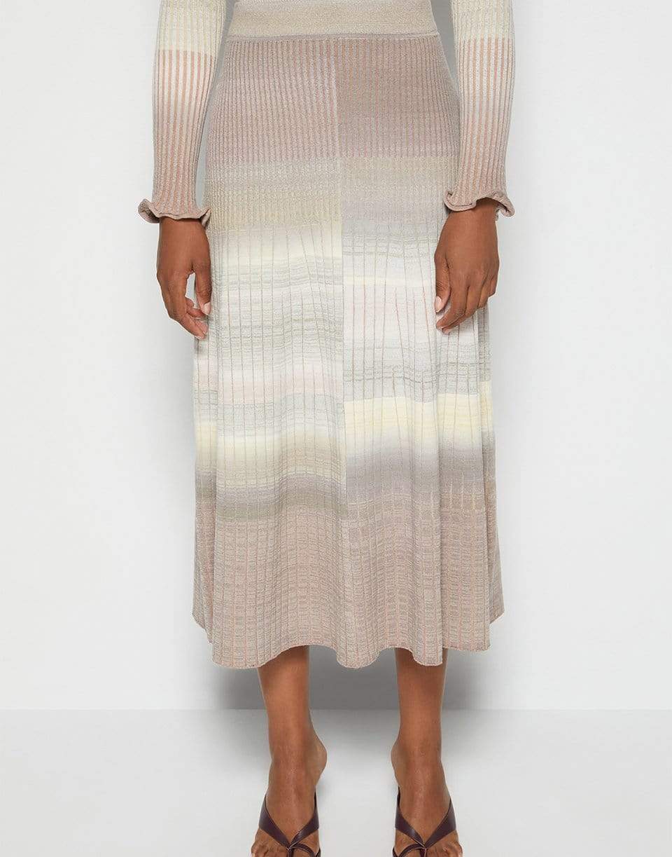 SIMKHAI-Nayeli Striped Maxi Skirt-