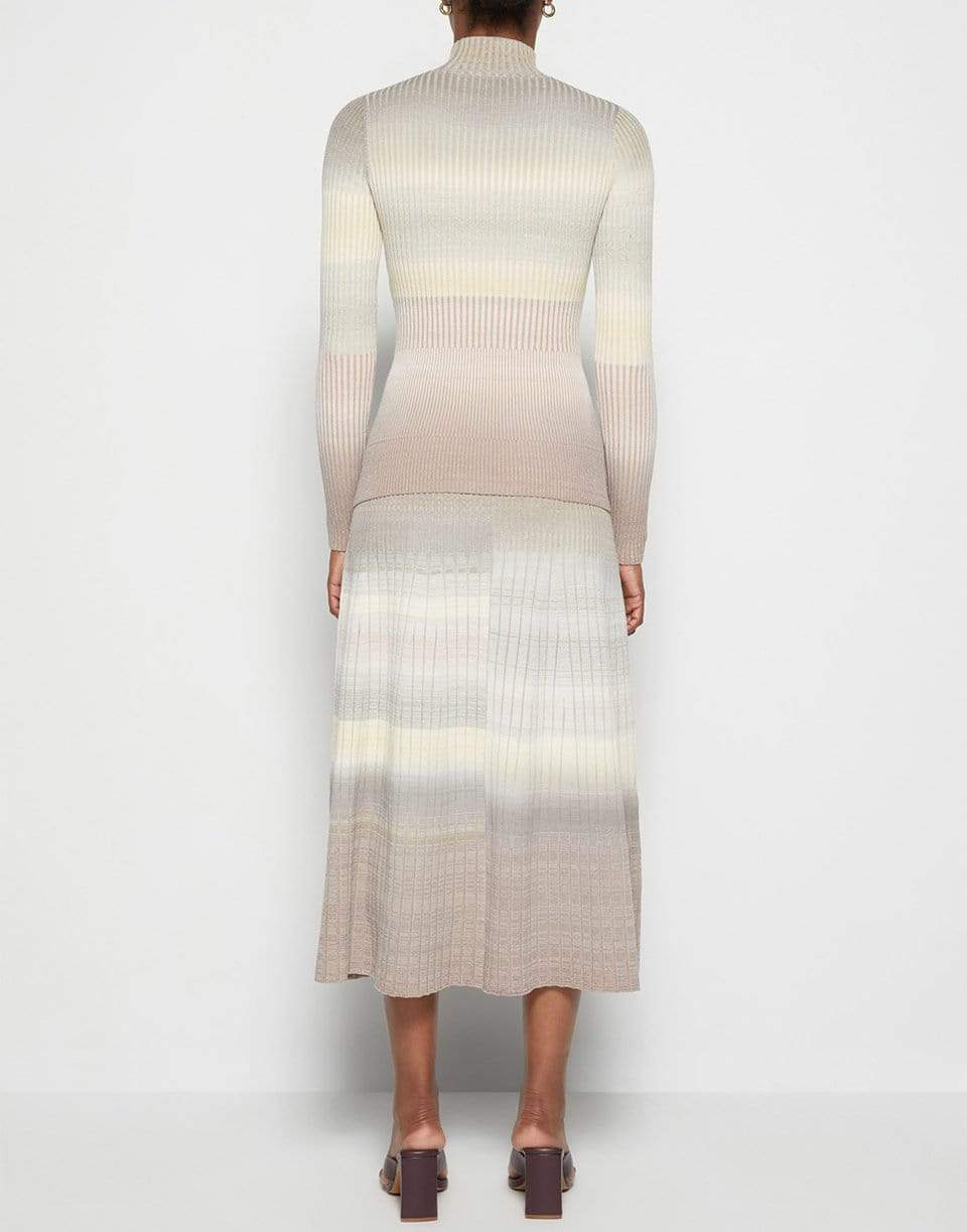 SIMKHAI-Nayeli Striped Maxi Skirt-