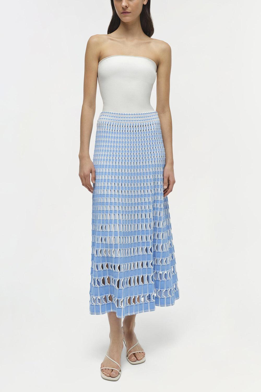 Larken Skirt-BLUHYDRN-XS-CLOTHINGSKIRTMIDI-SIMKHAI