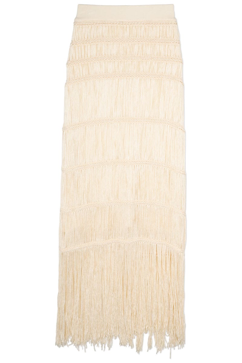 SIMKHAI-Cordelia Macrame Midi Skirt-