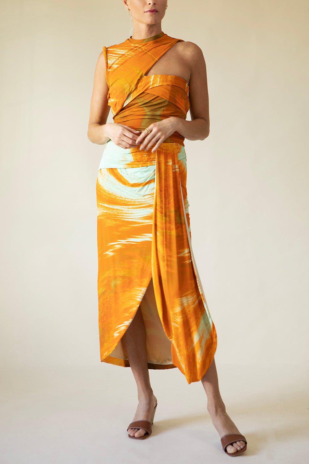 SIMKHAI-Gwena Skirt-